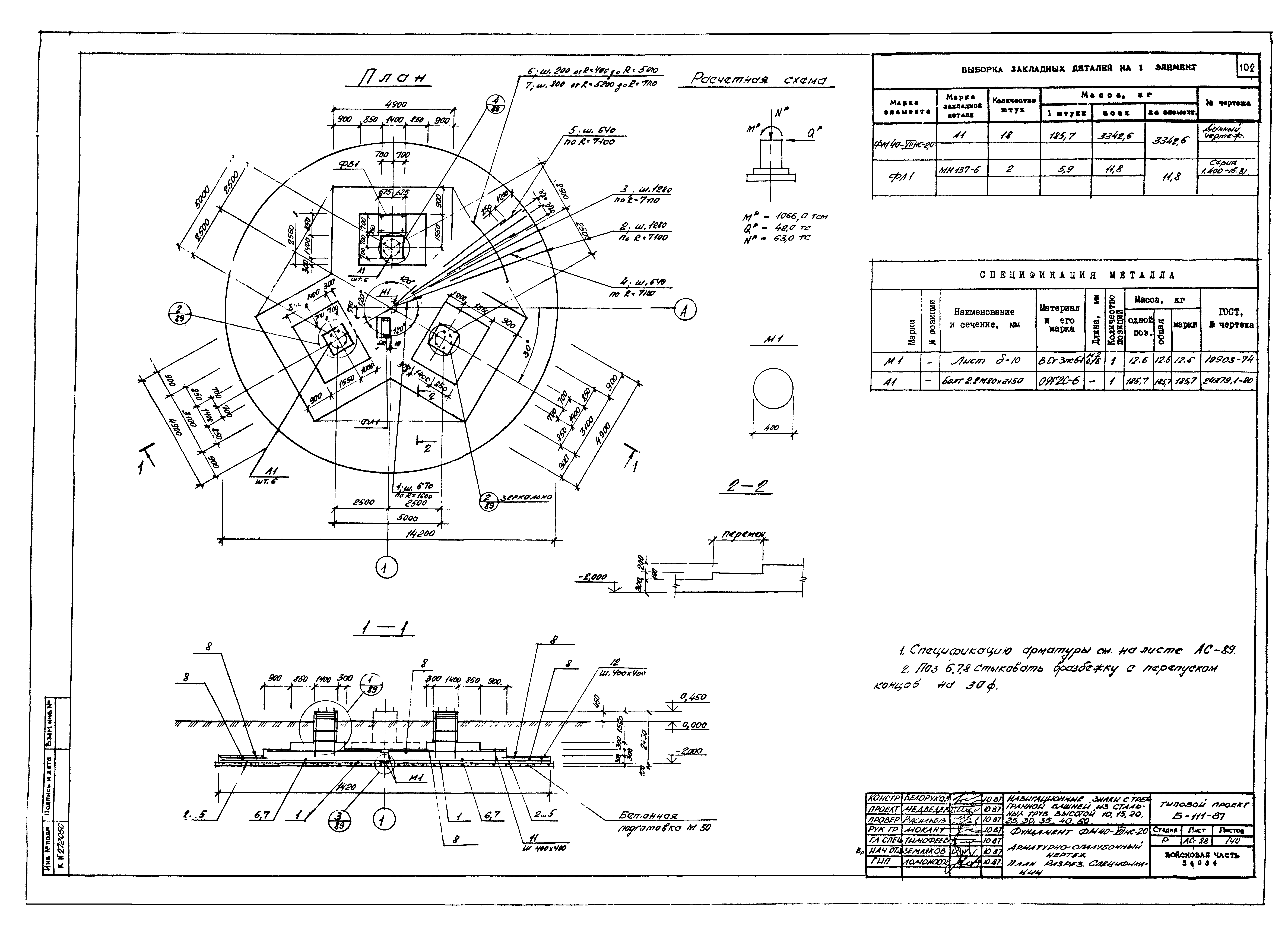 Типовой проект Б-111-87