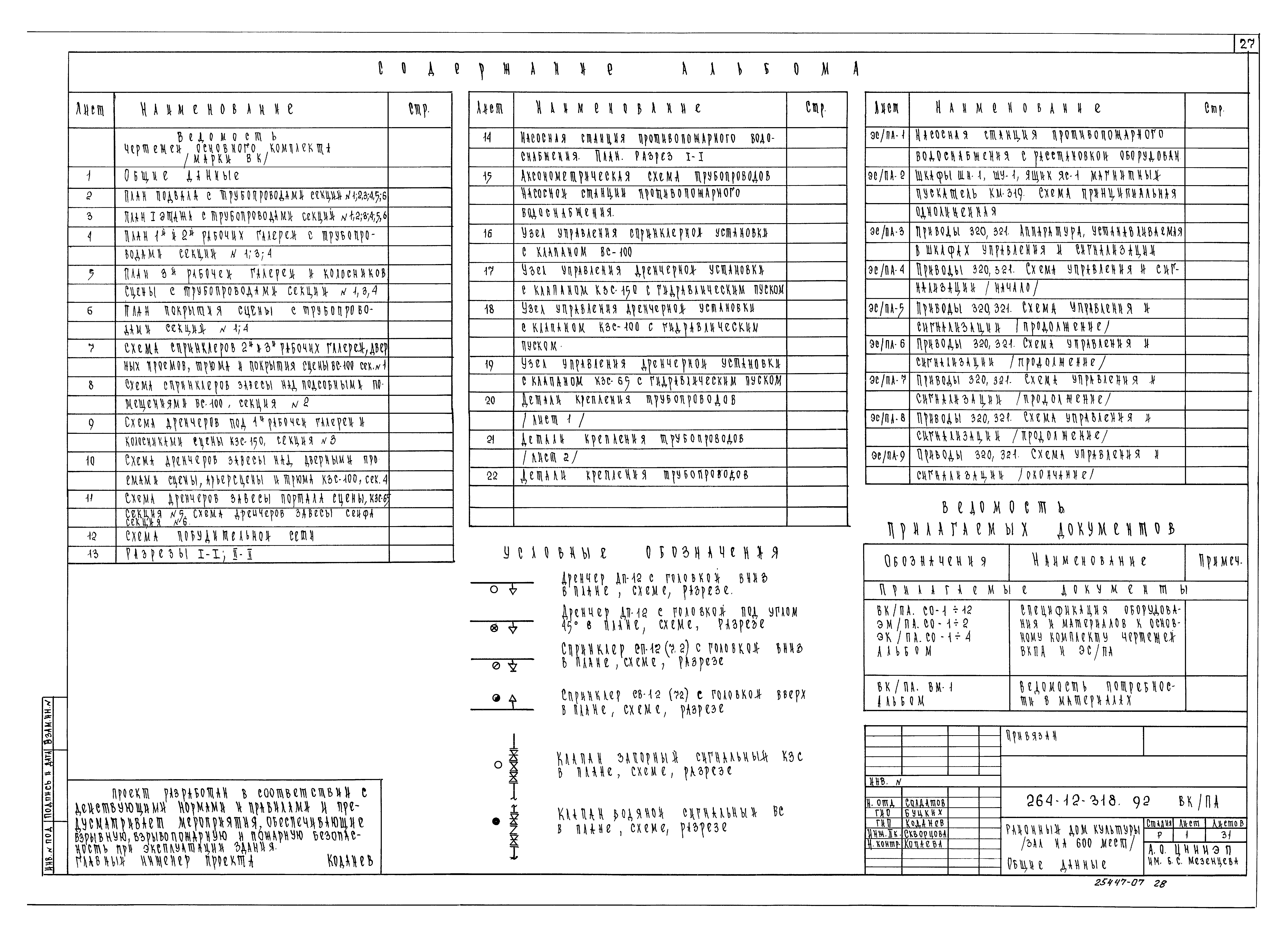 Типовой проект 264-12-318.92