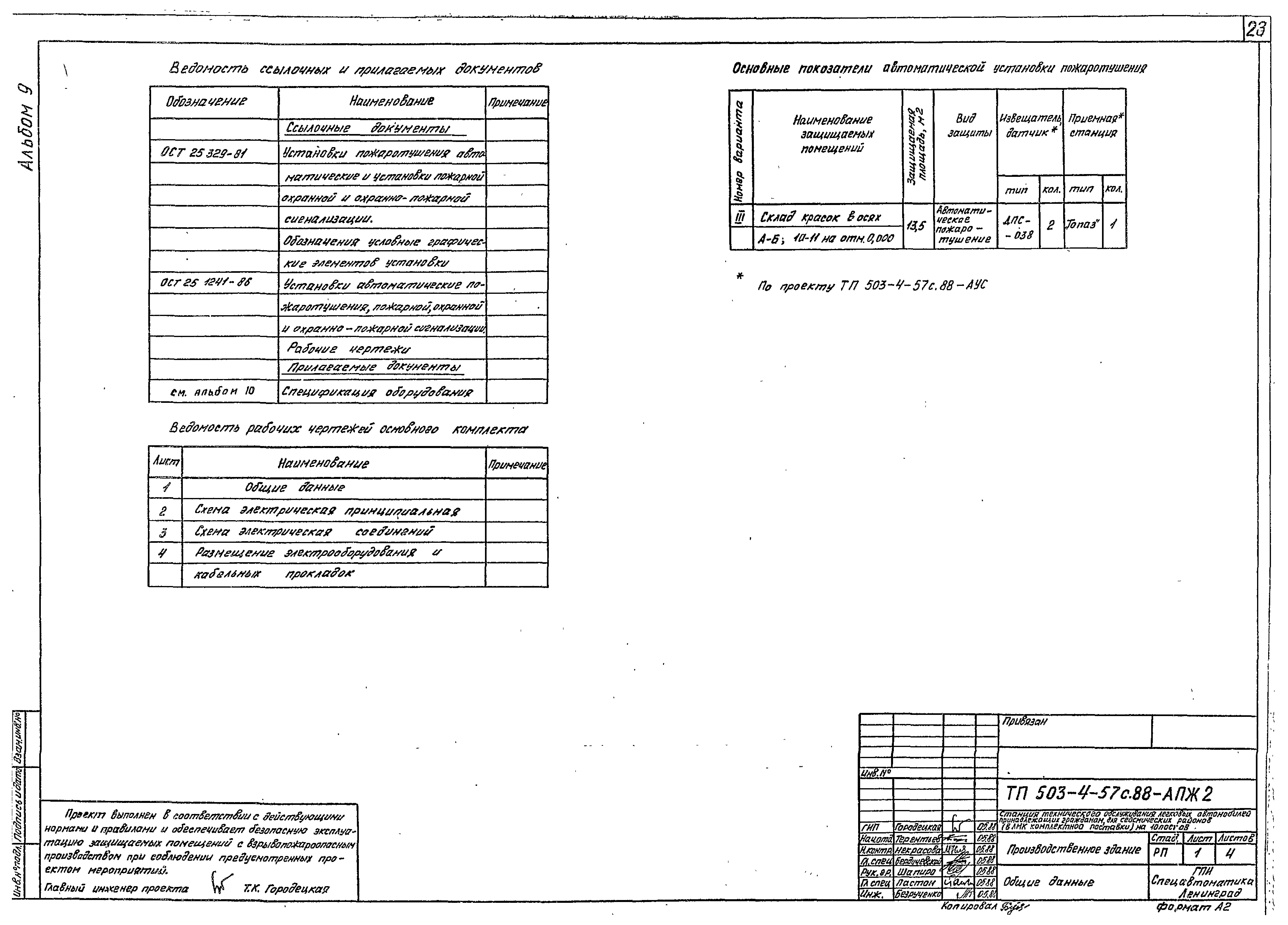 Типовой проект 503-4-57с.88