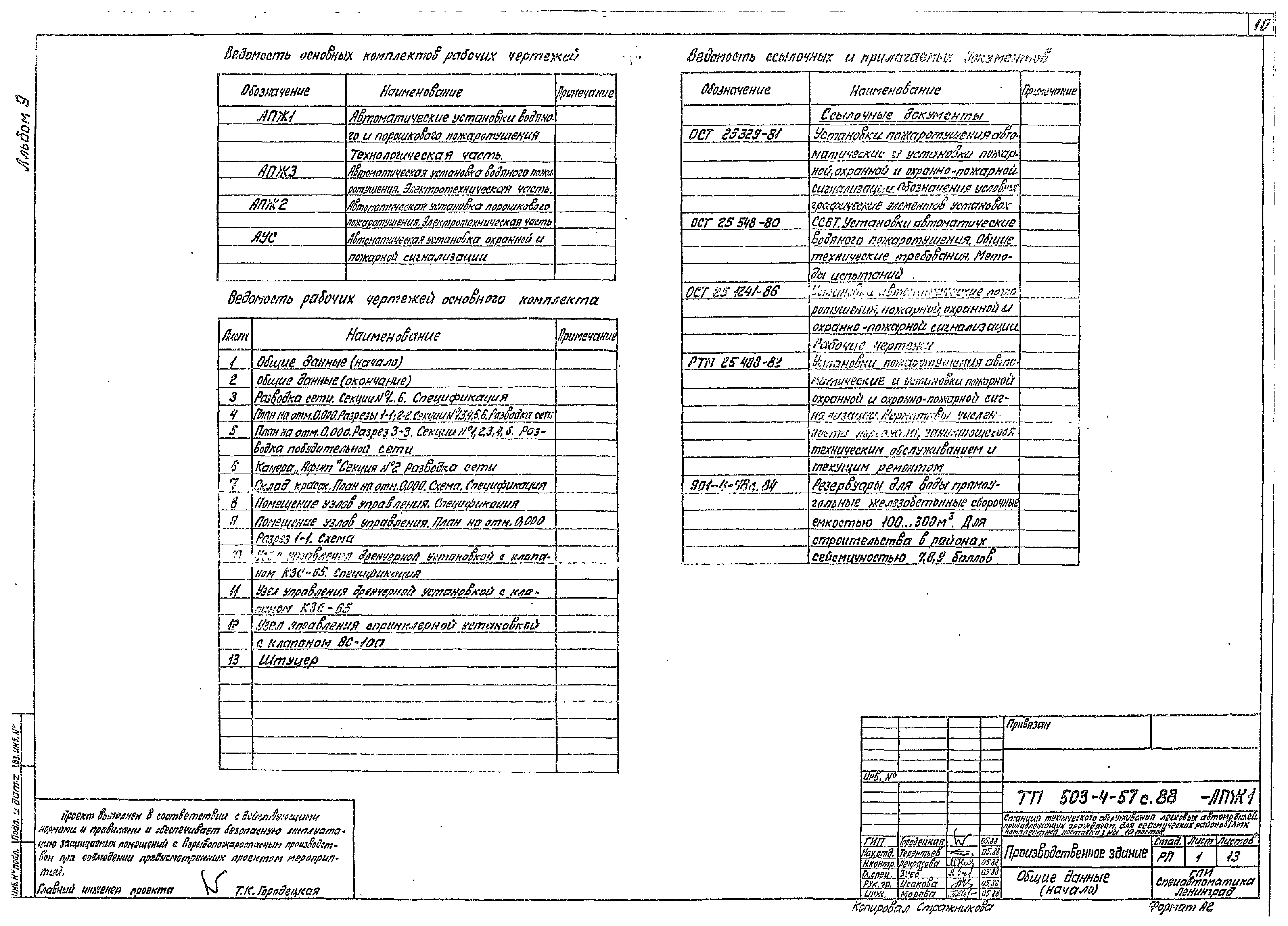 Типовой проект 503-4-57с.88