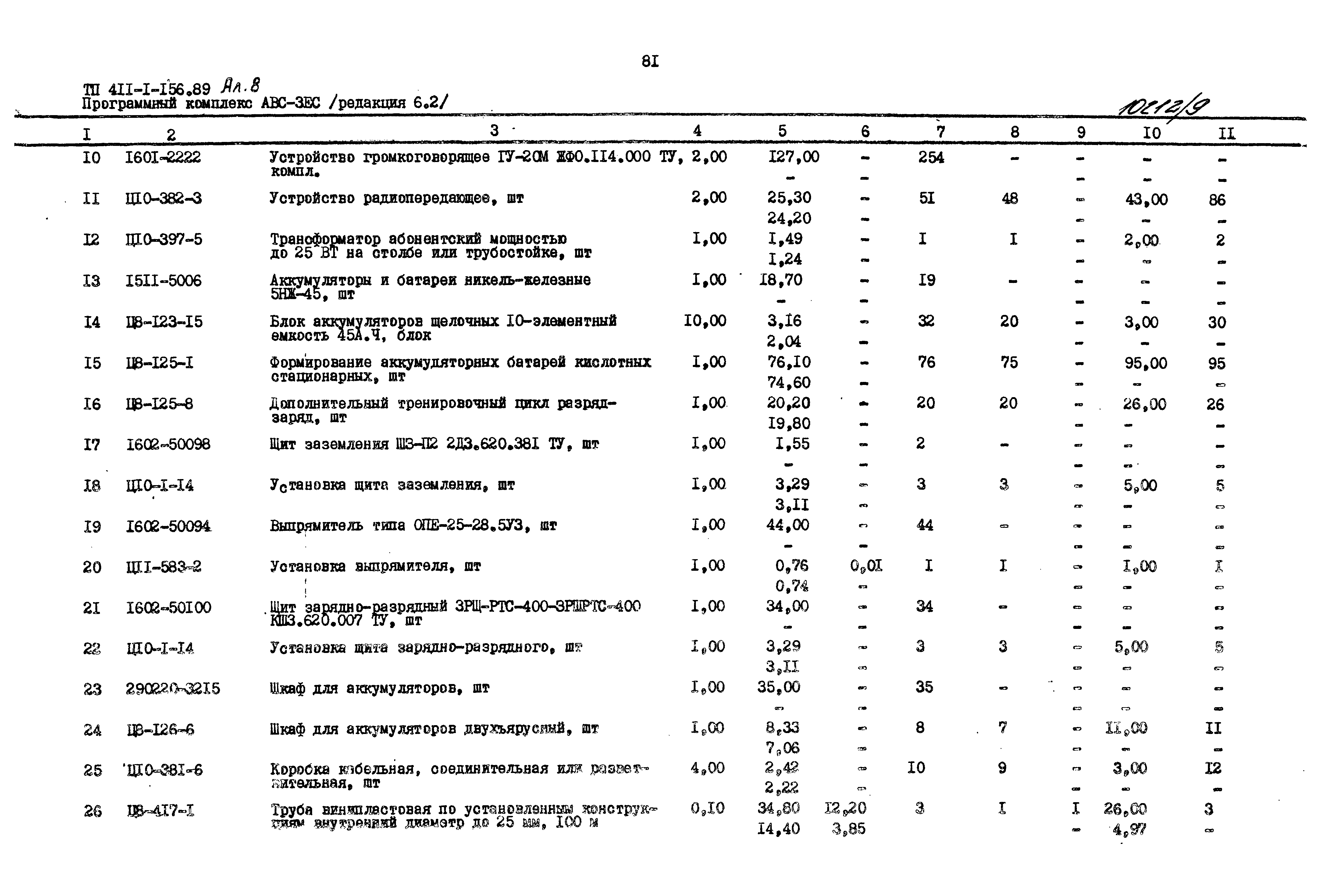 Типовой проект 411-1-156.89