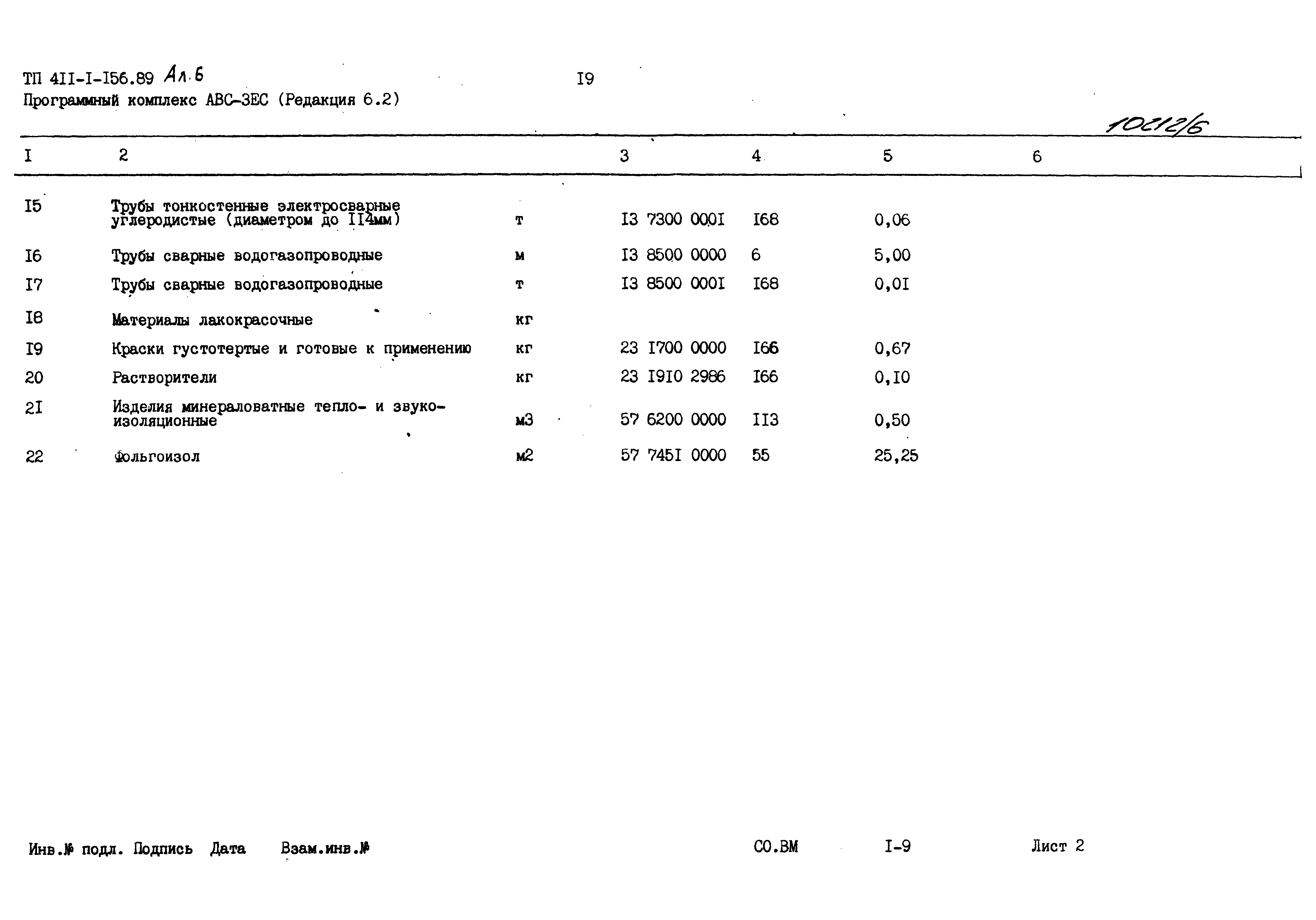 Типовой проект 411-1-156.89