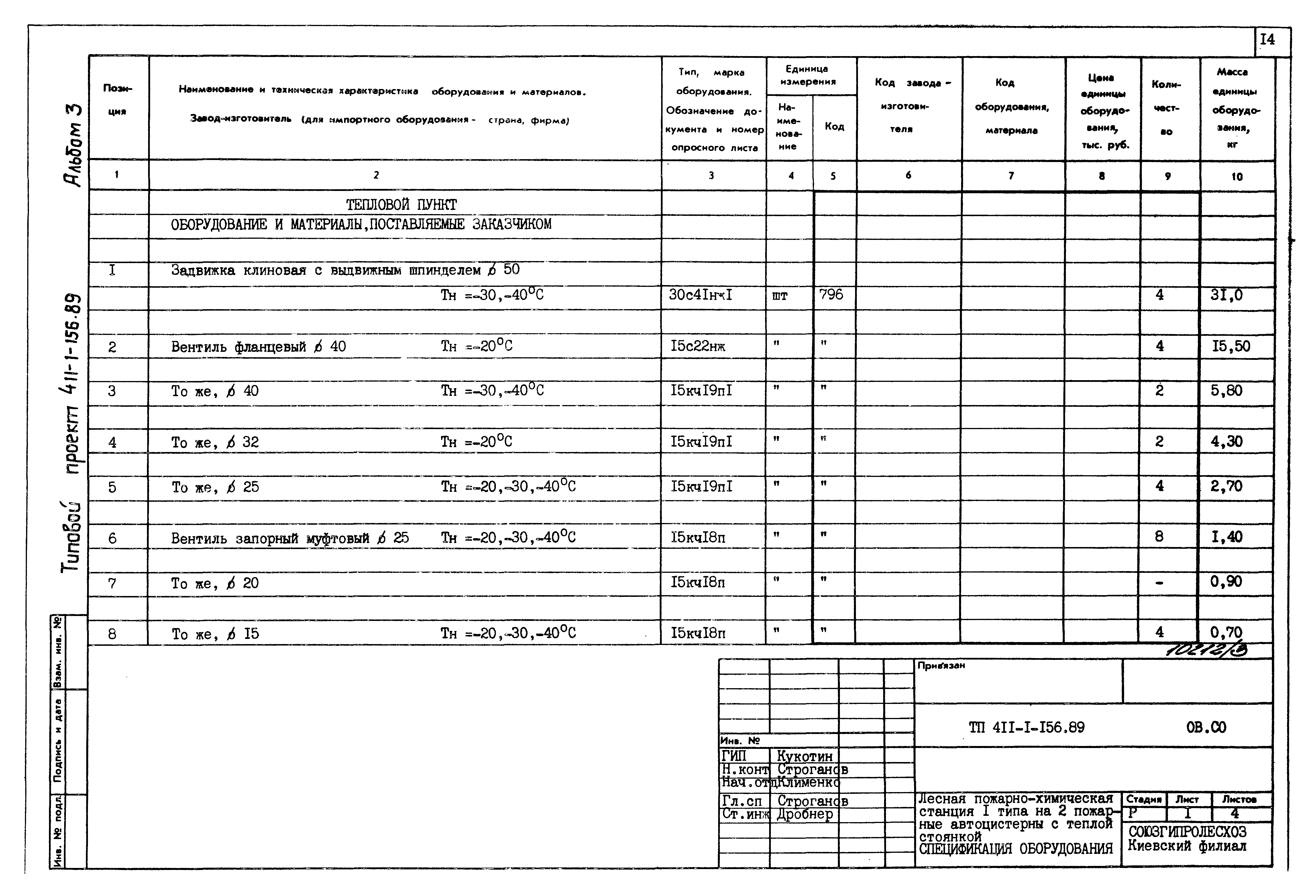 Типовой проект 411-1-156.89