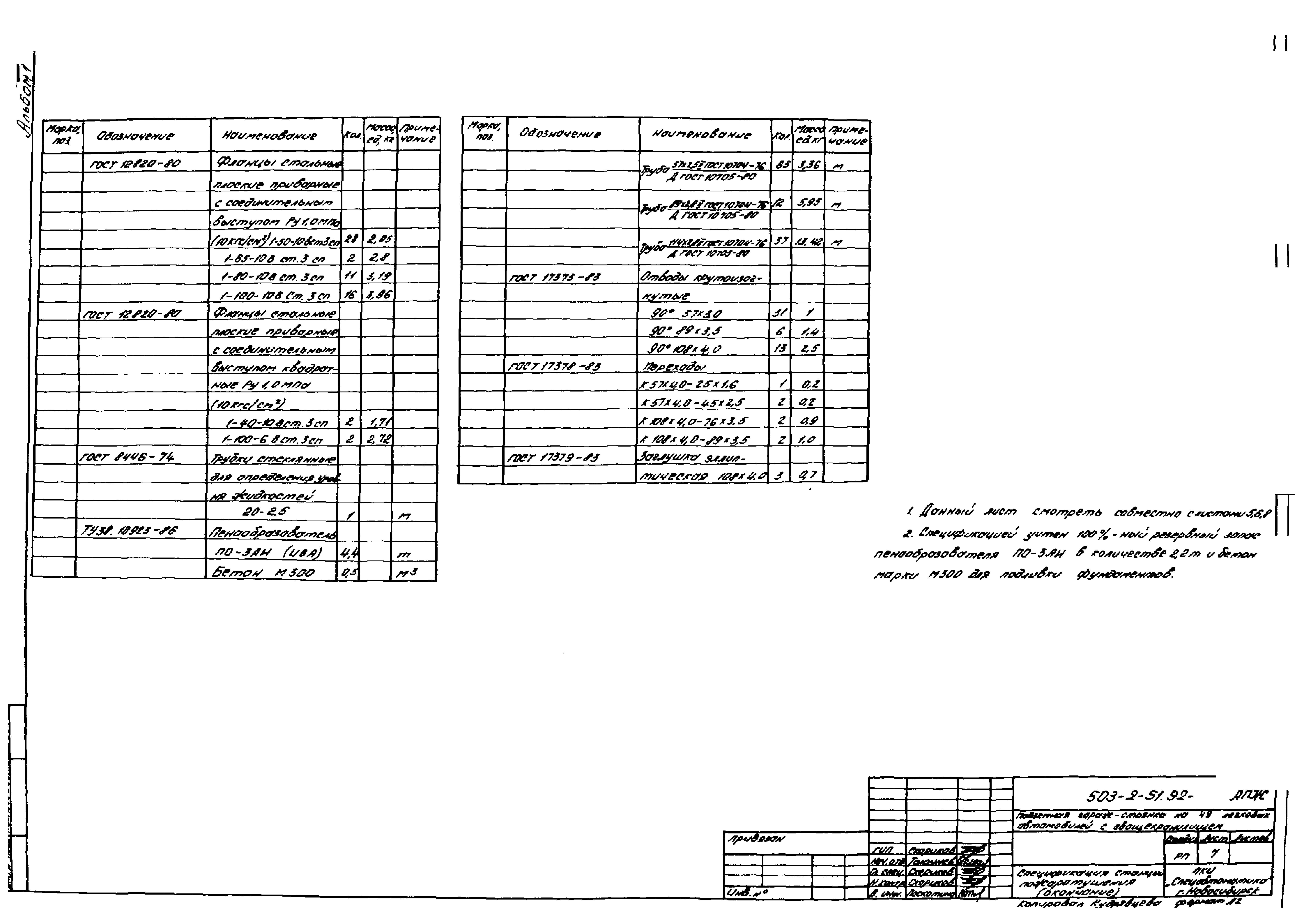 Типовой проект 503-2-51.92