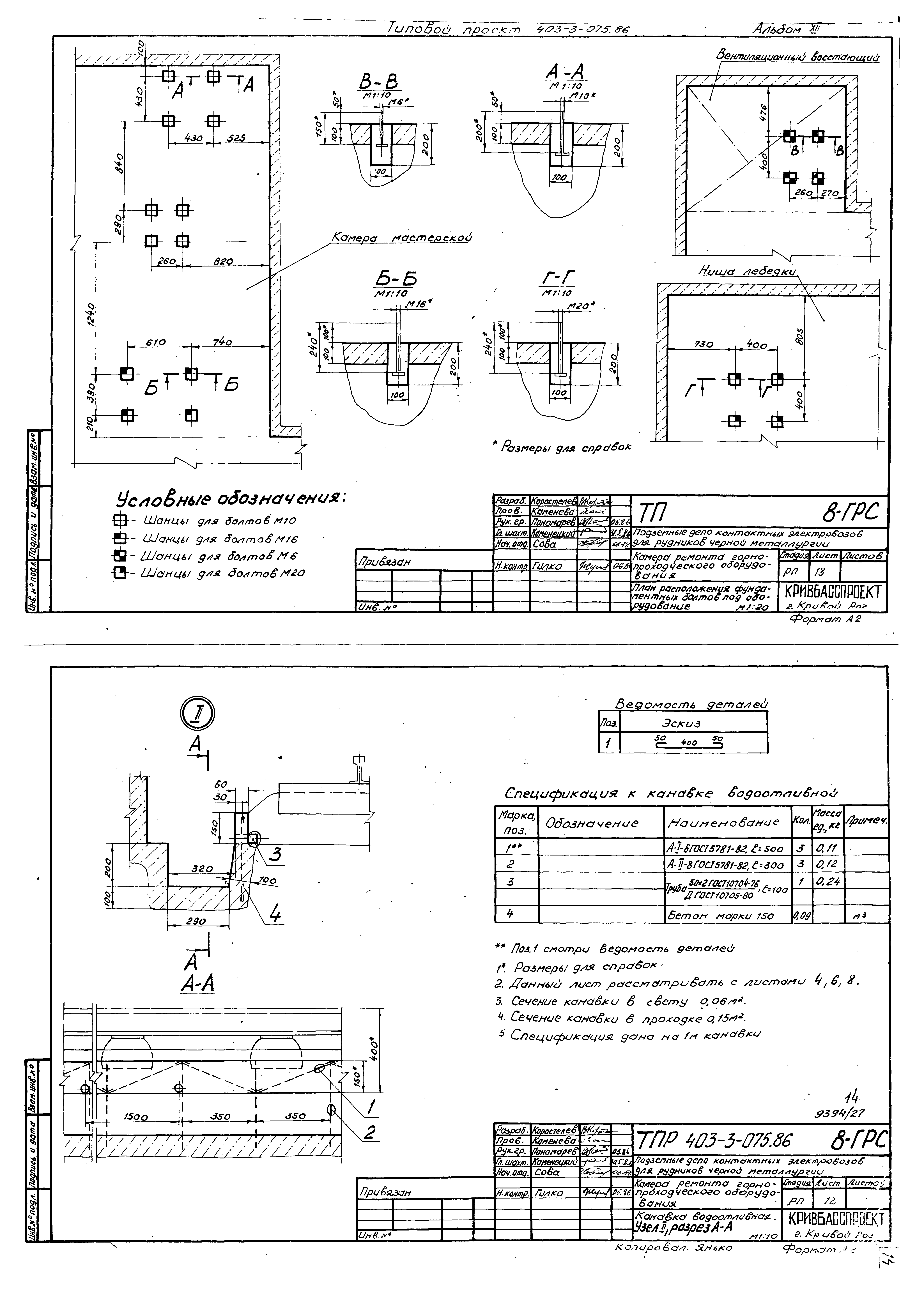 Типовые проектные решения 403-3-075.86