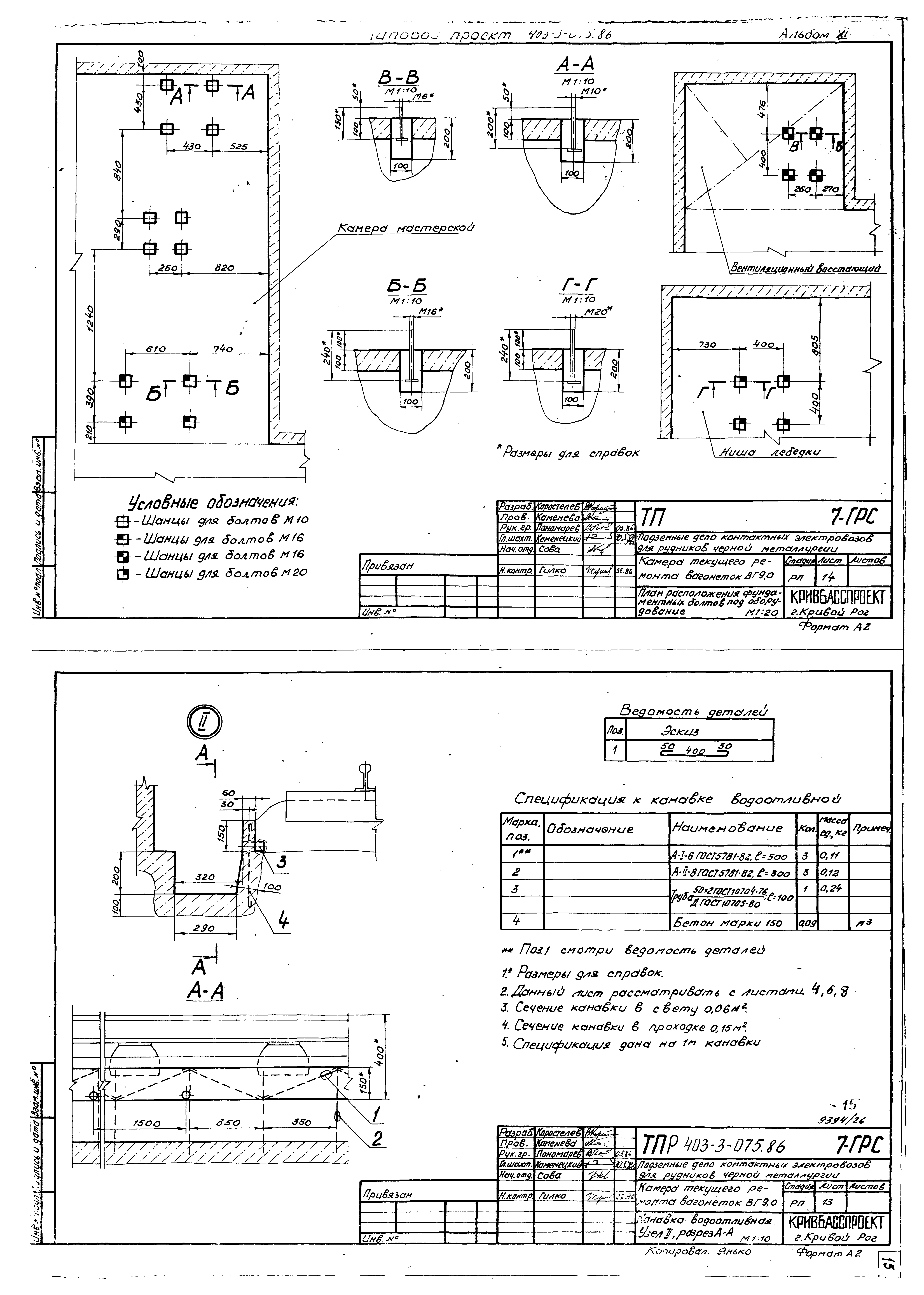 Типовые проектные решения 403-3-075.86