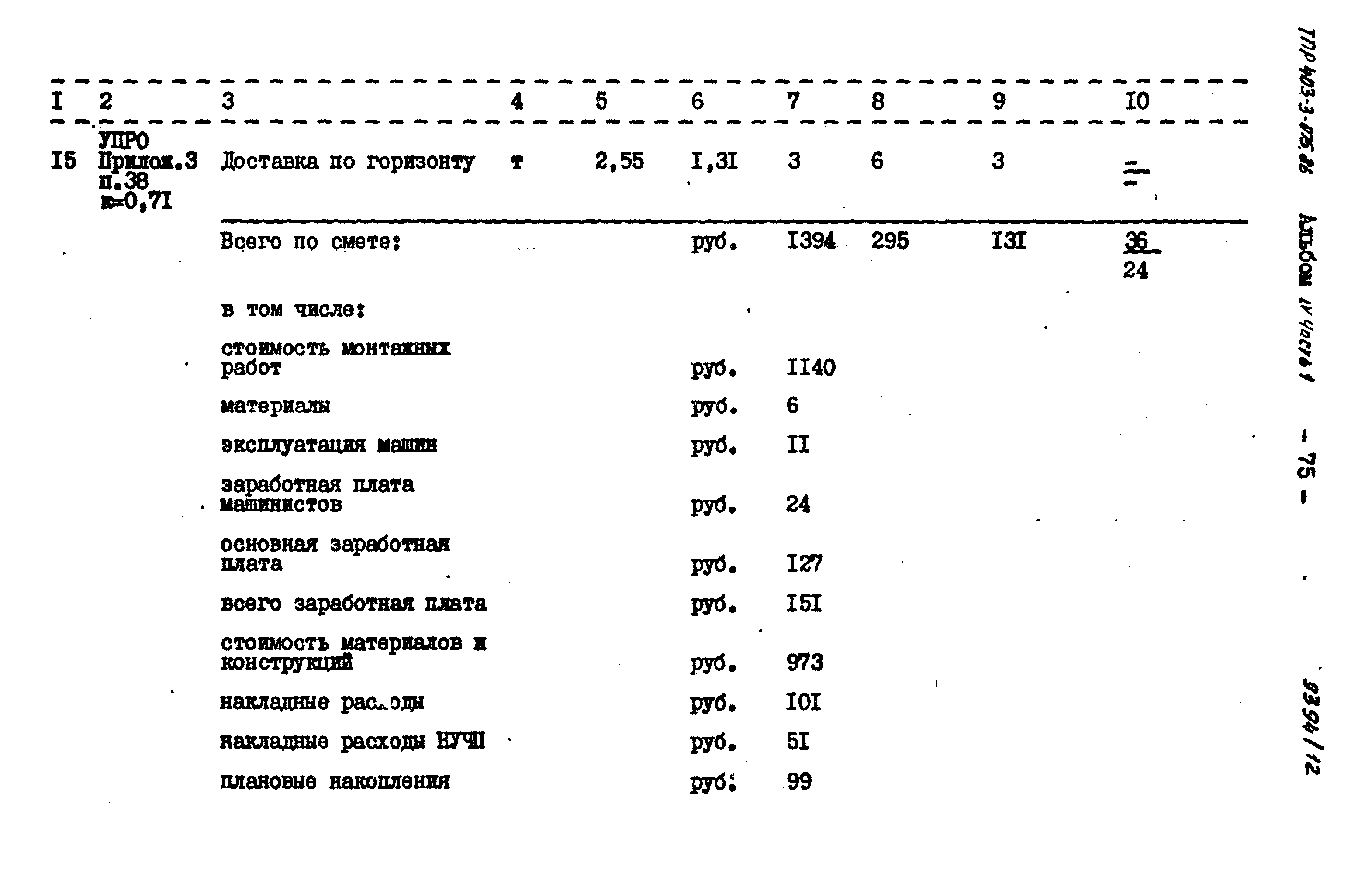 Типовые проектные решения 403-3-075.86