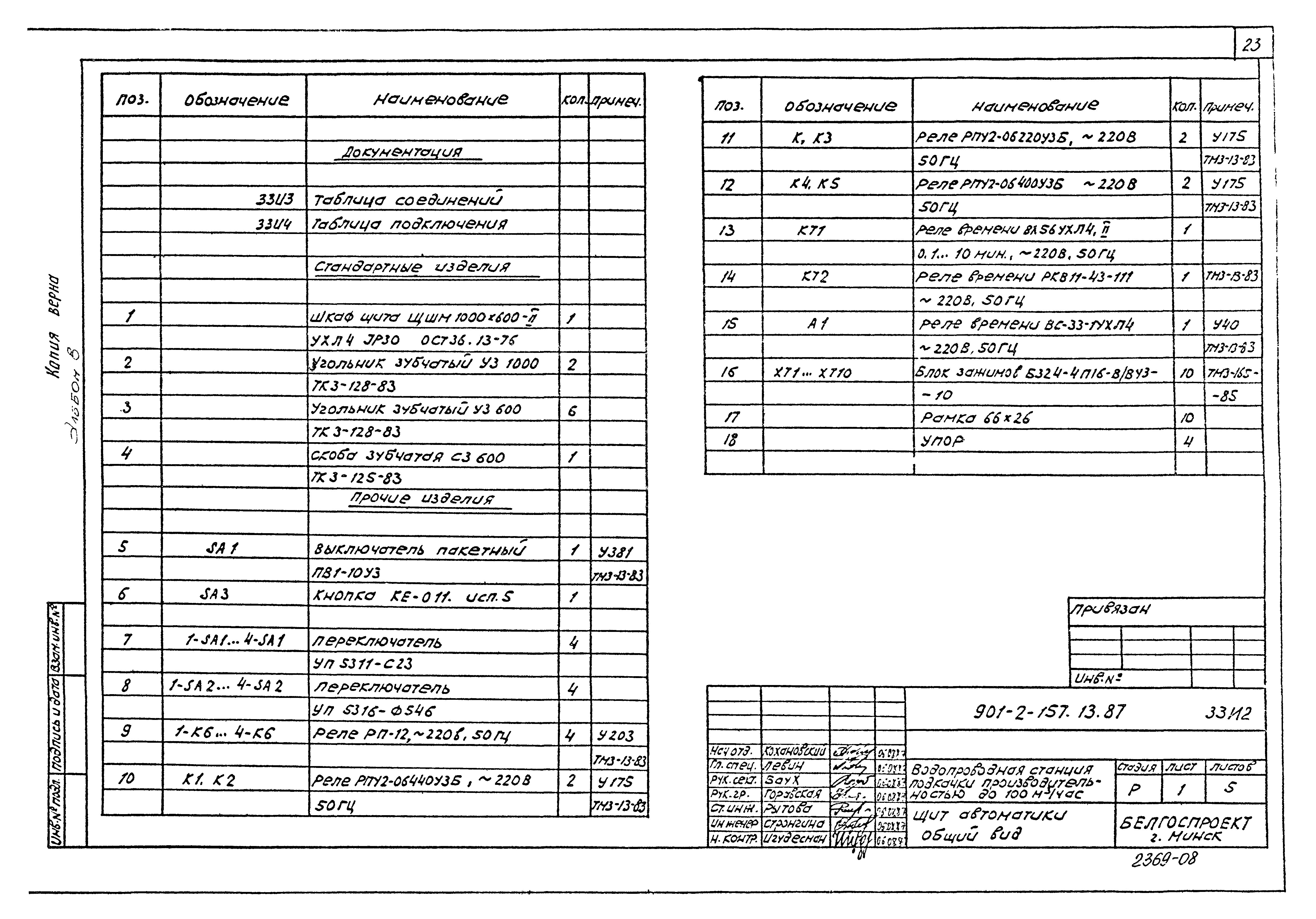 Зональный типовой проект 901-2-157.13.87