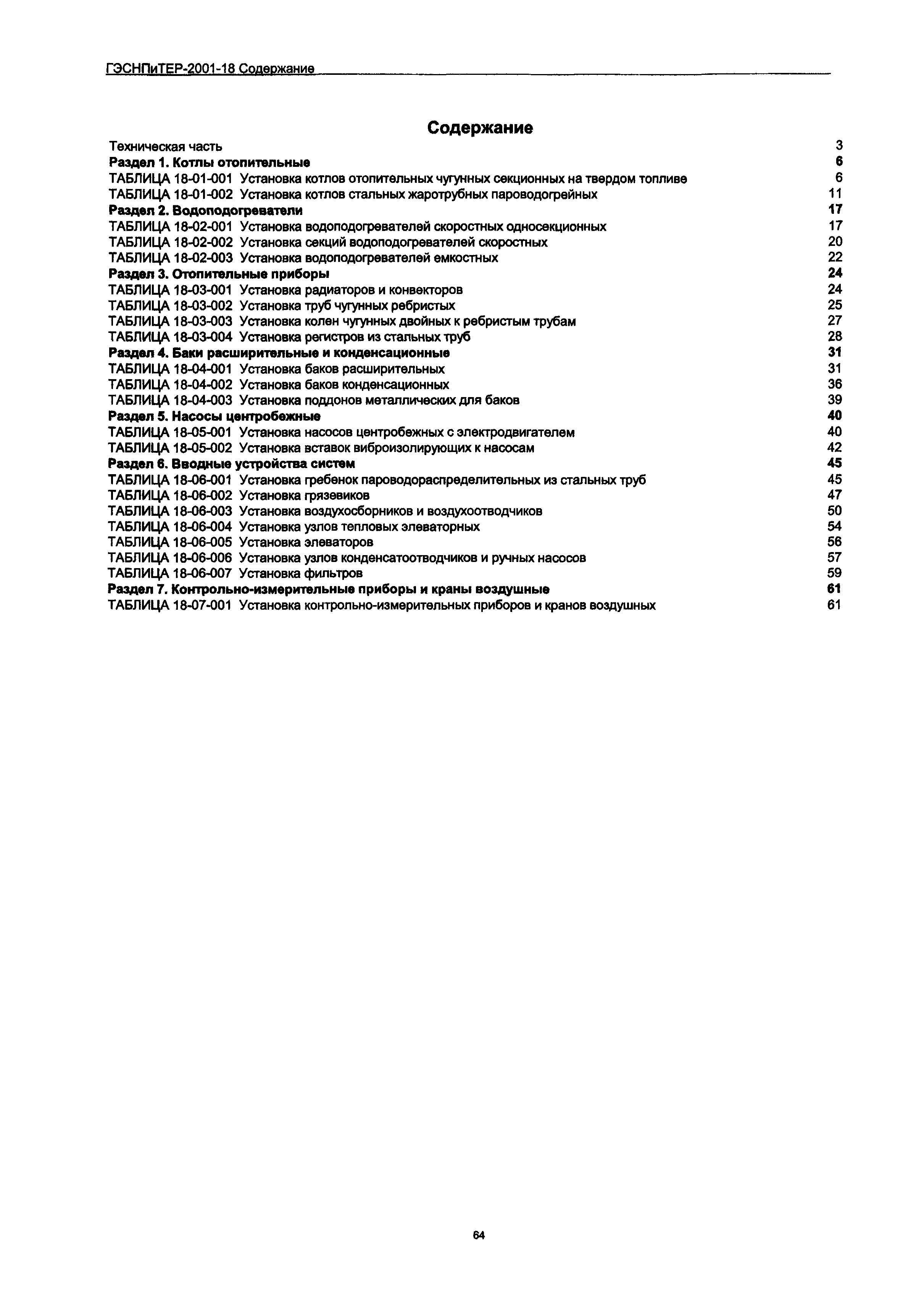 ГЭСНПиТЕР 2001-18 Московской области