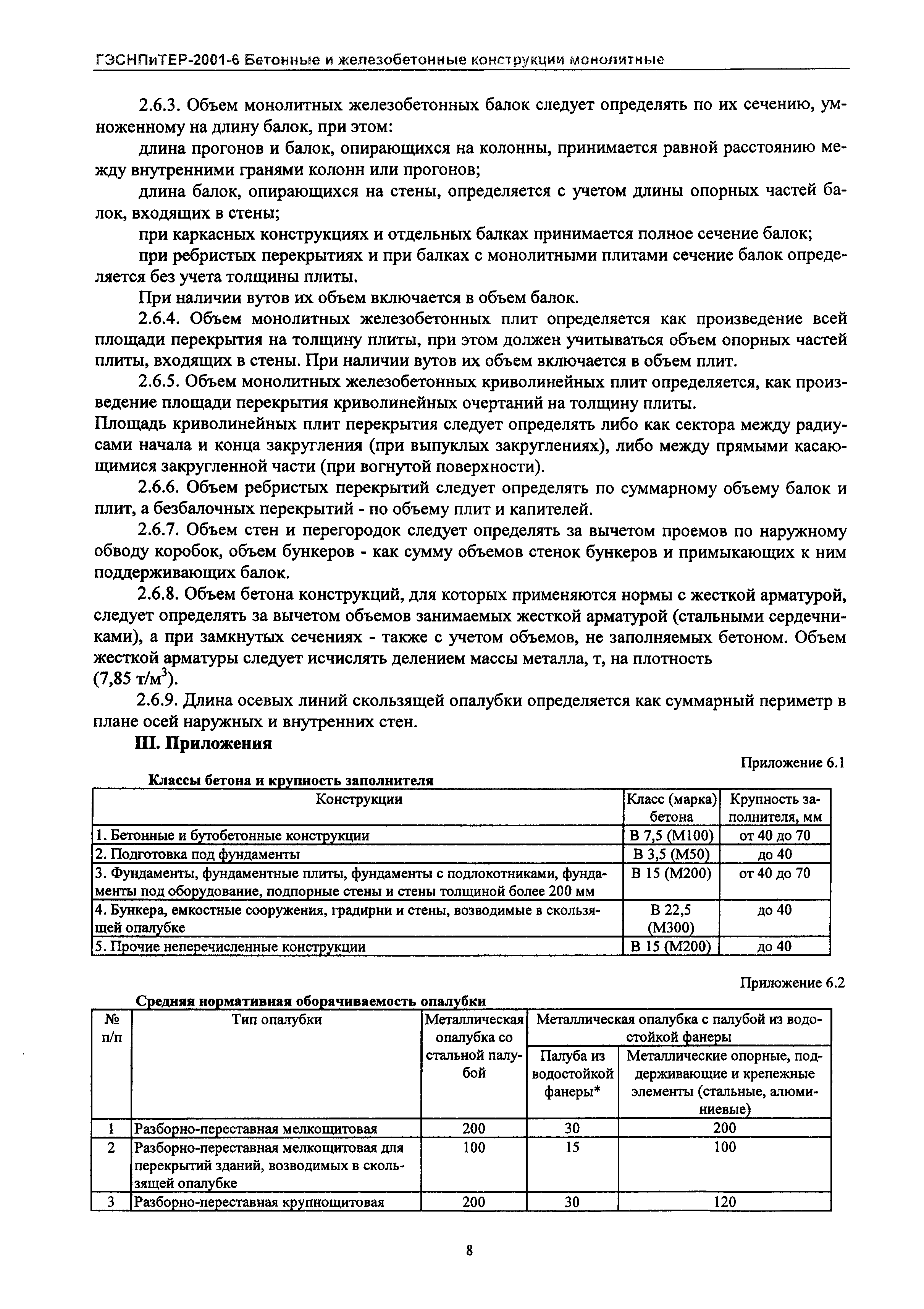 ГЭСНПиТЕР 2001-6 Московской области