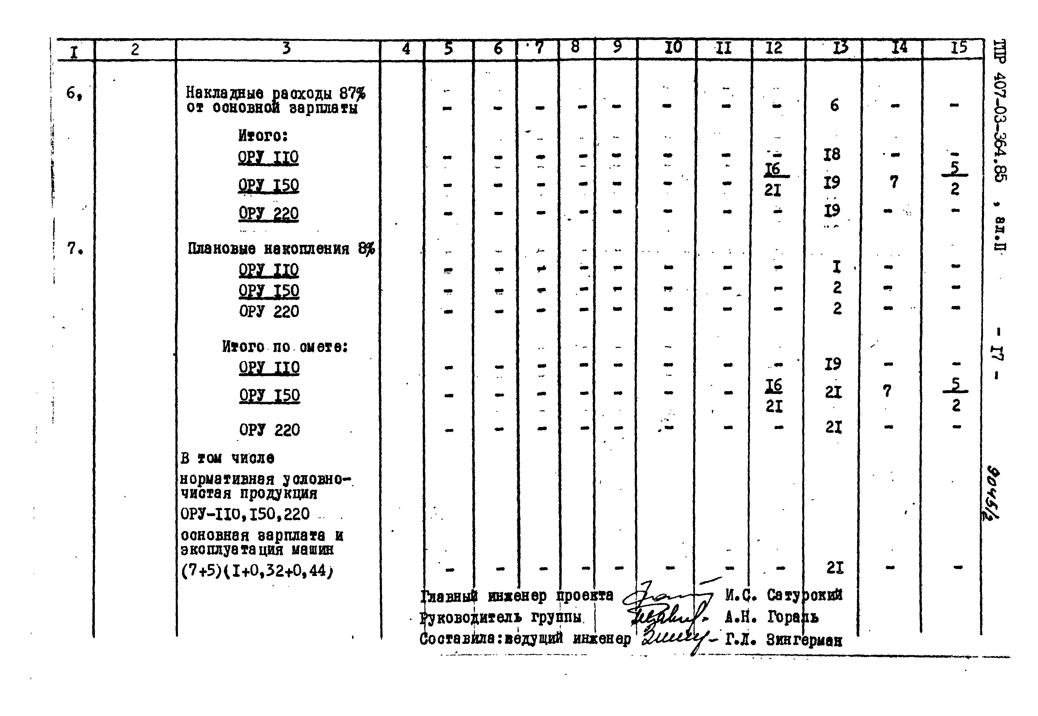 Типовые проектные решения 407-03-364.85