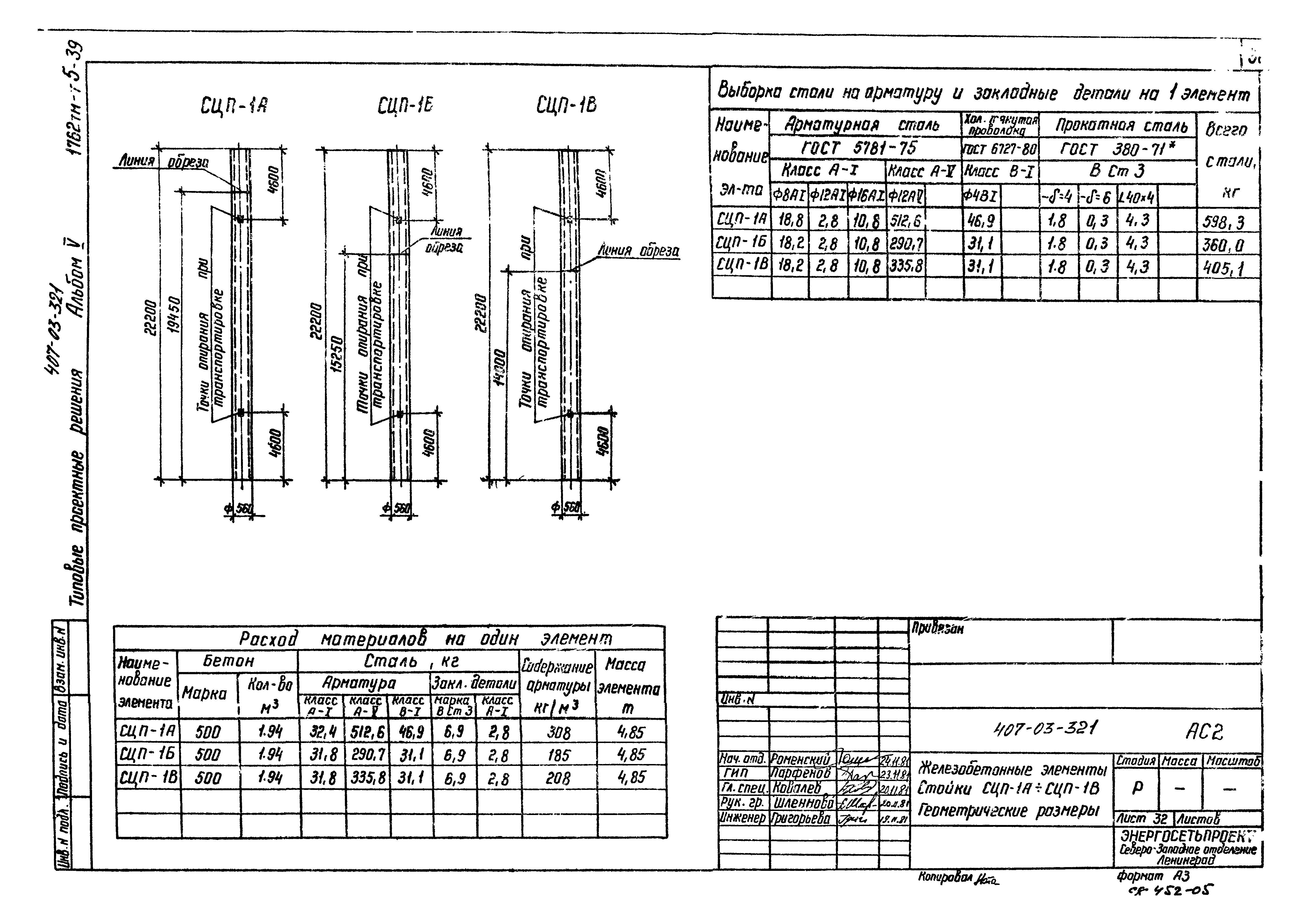 Типовые проектные решения 407-03-321