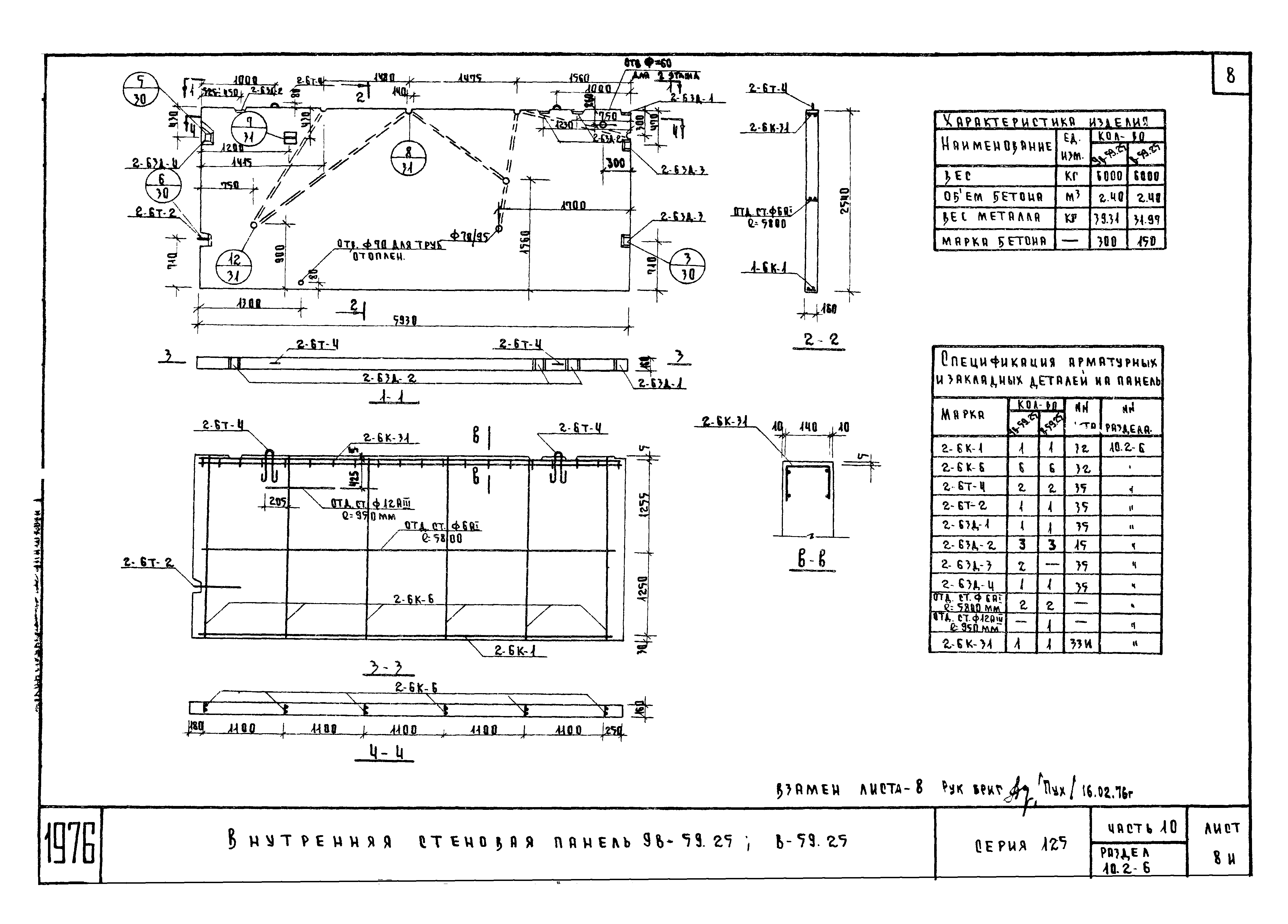 Типовой проект Серия 125