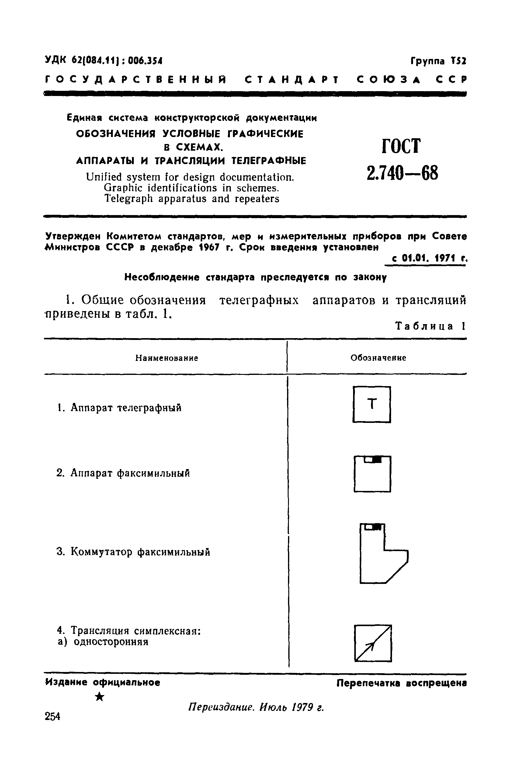 ГОСТ 2.740-68