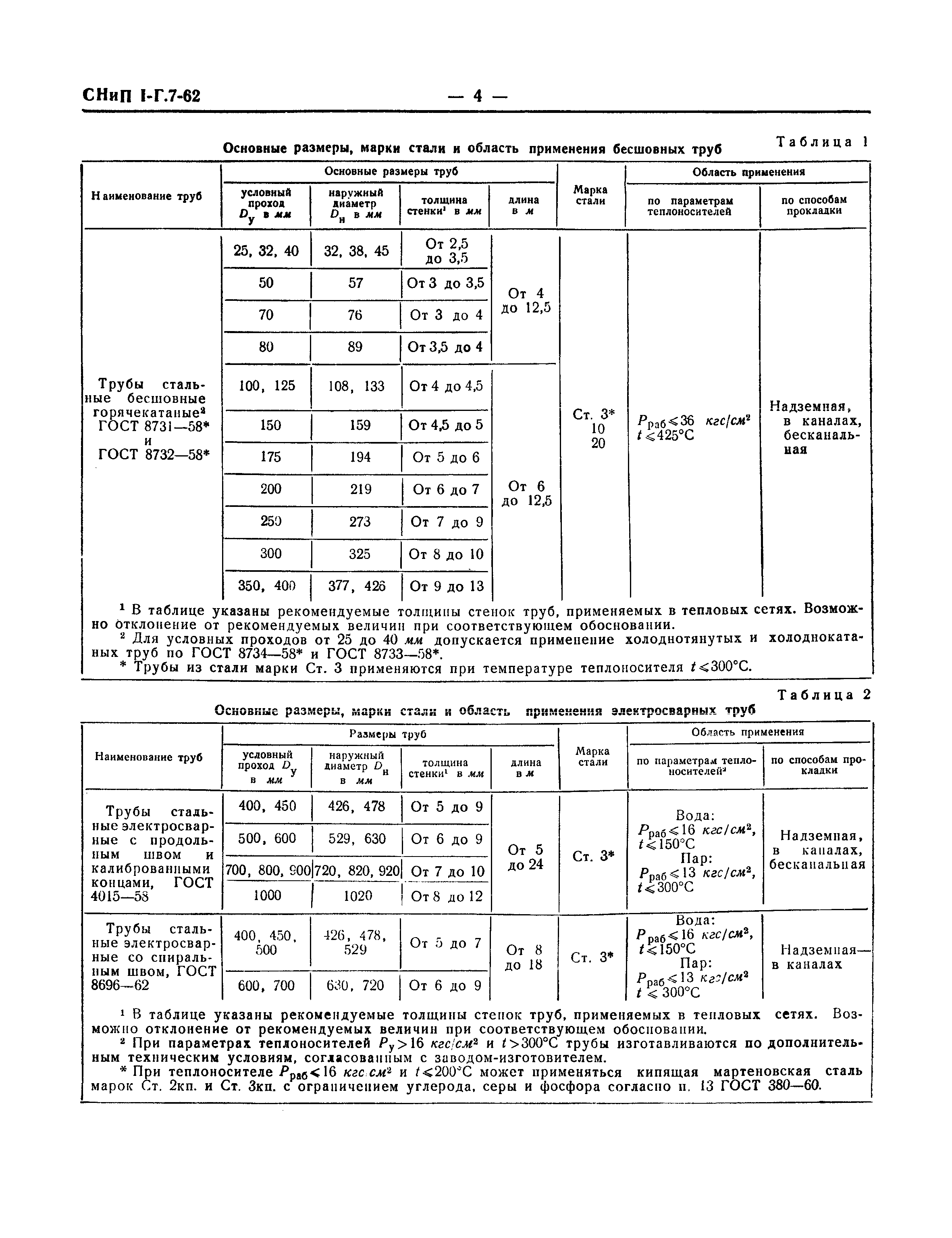 СНиП I-Г.7-62