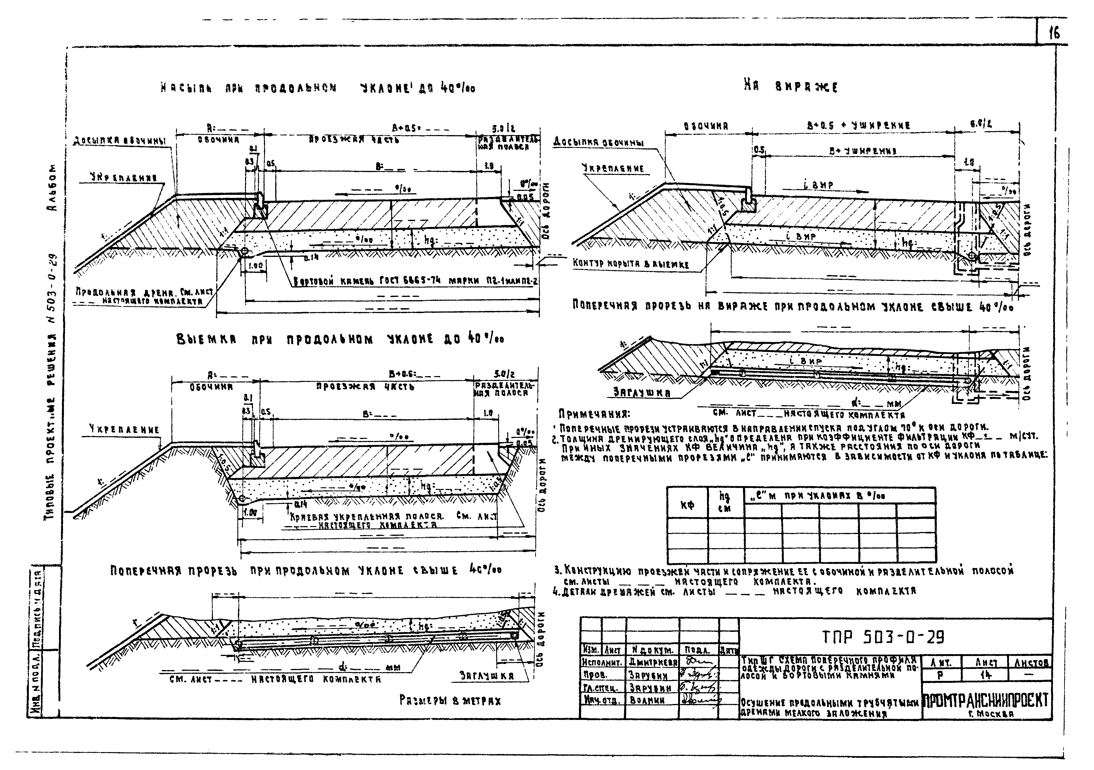 Типовые проектные решения 503-0-29