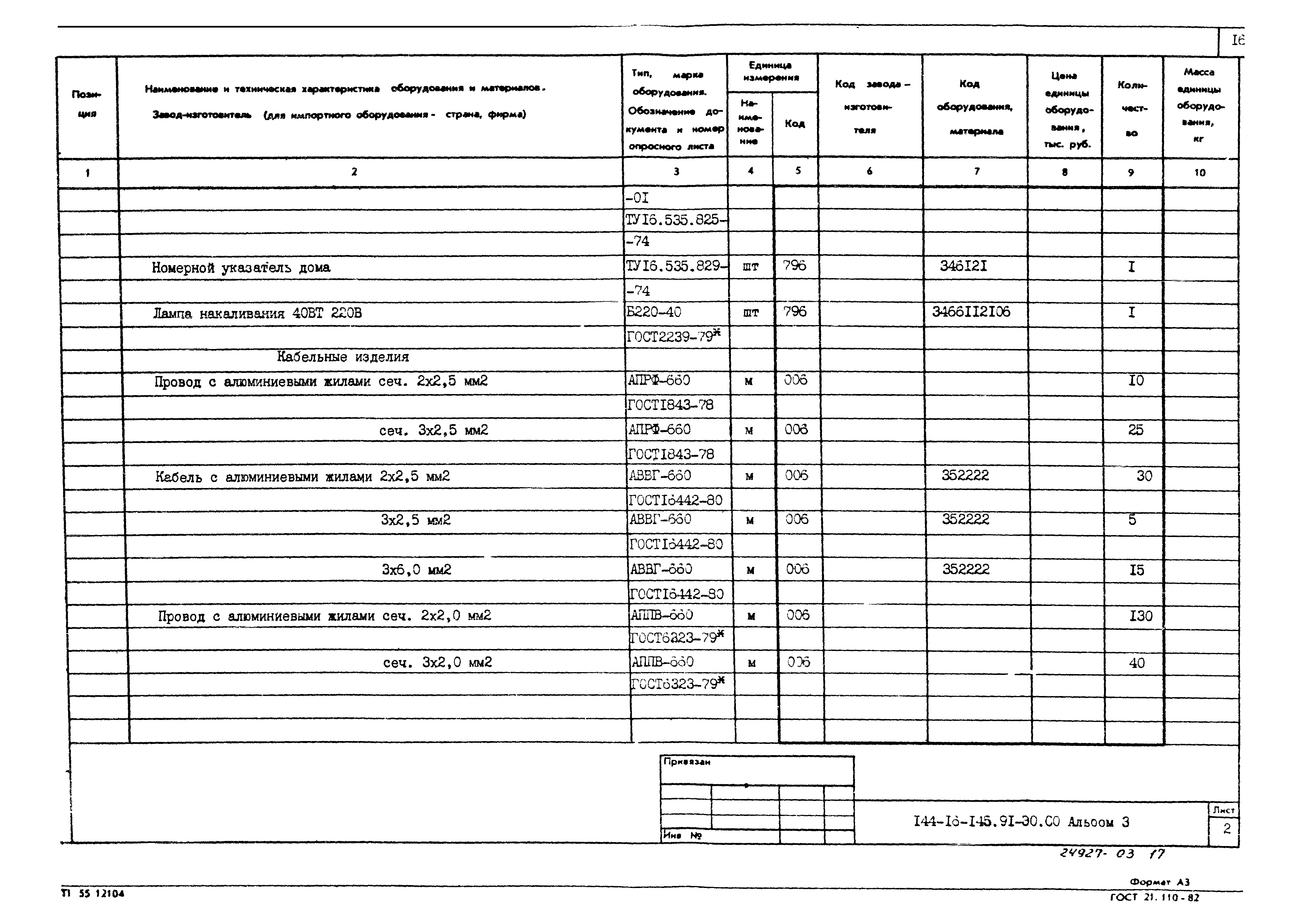 Типовой проект 144-16-145.91