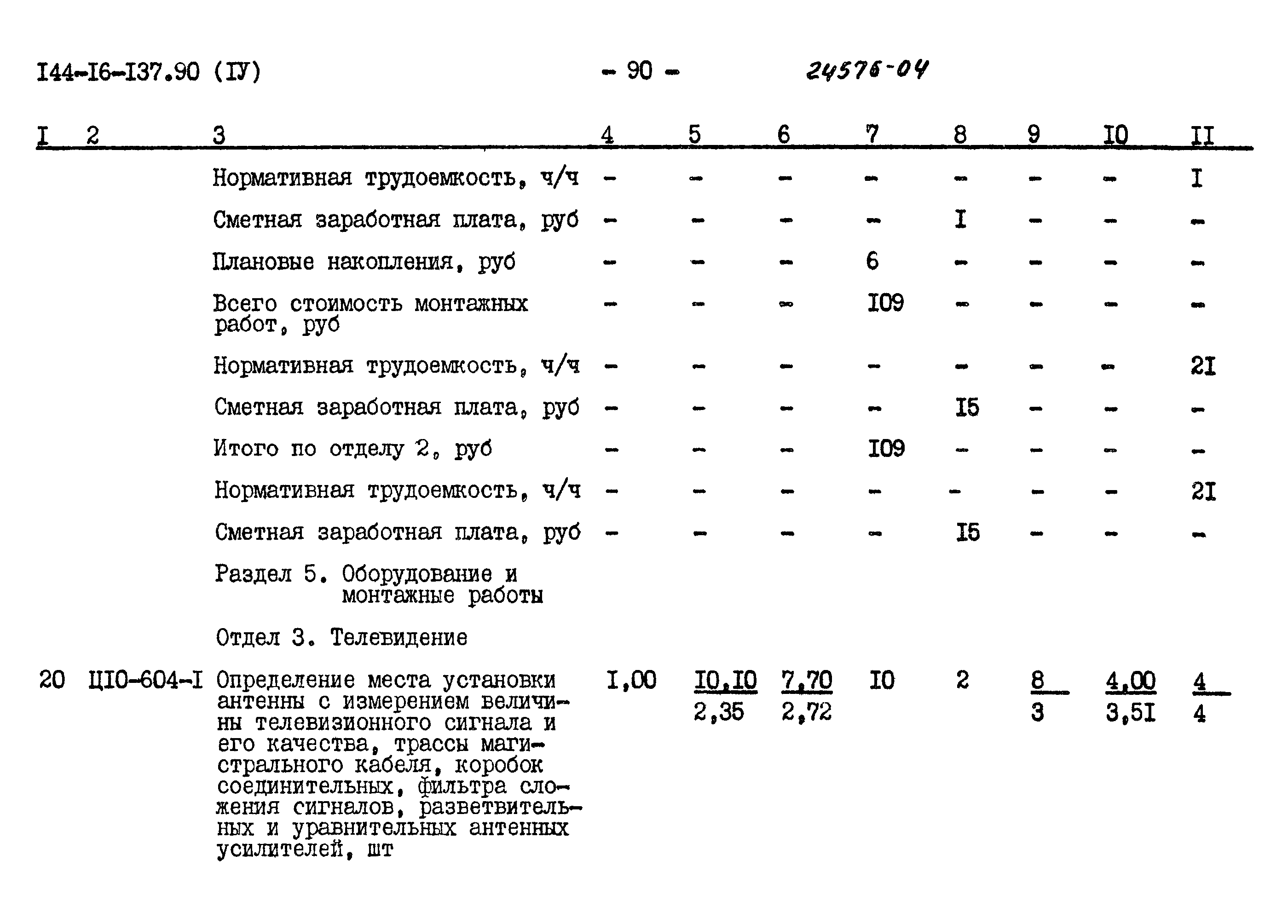 Типовой проект 144-16-137.90