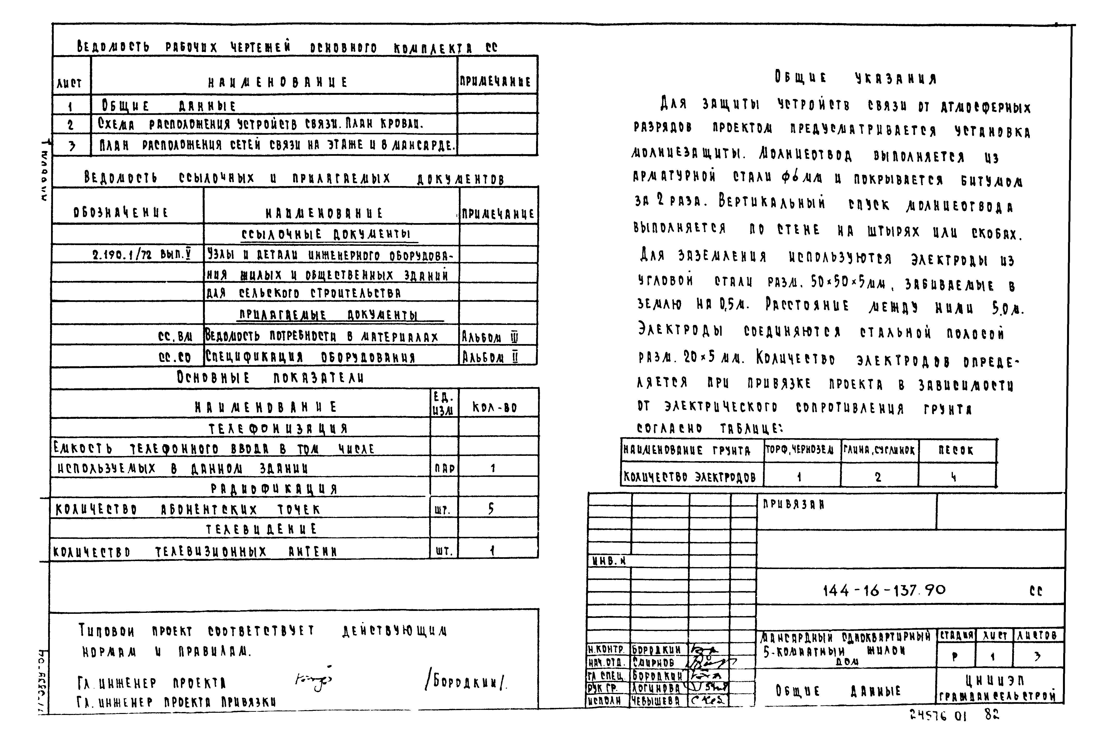 Типовой проект 144-16-137.90