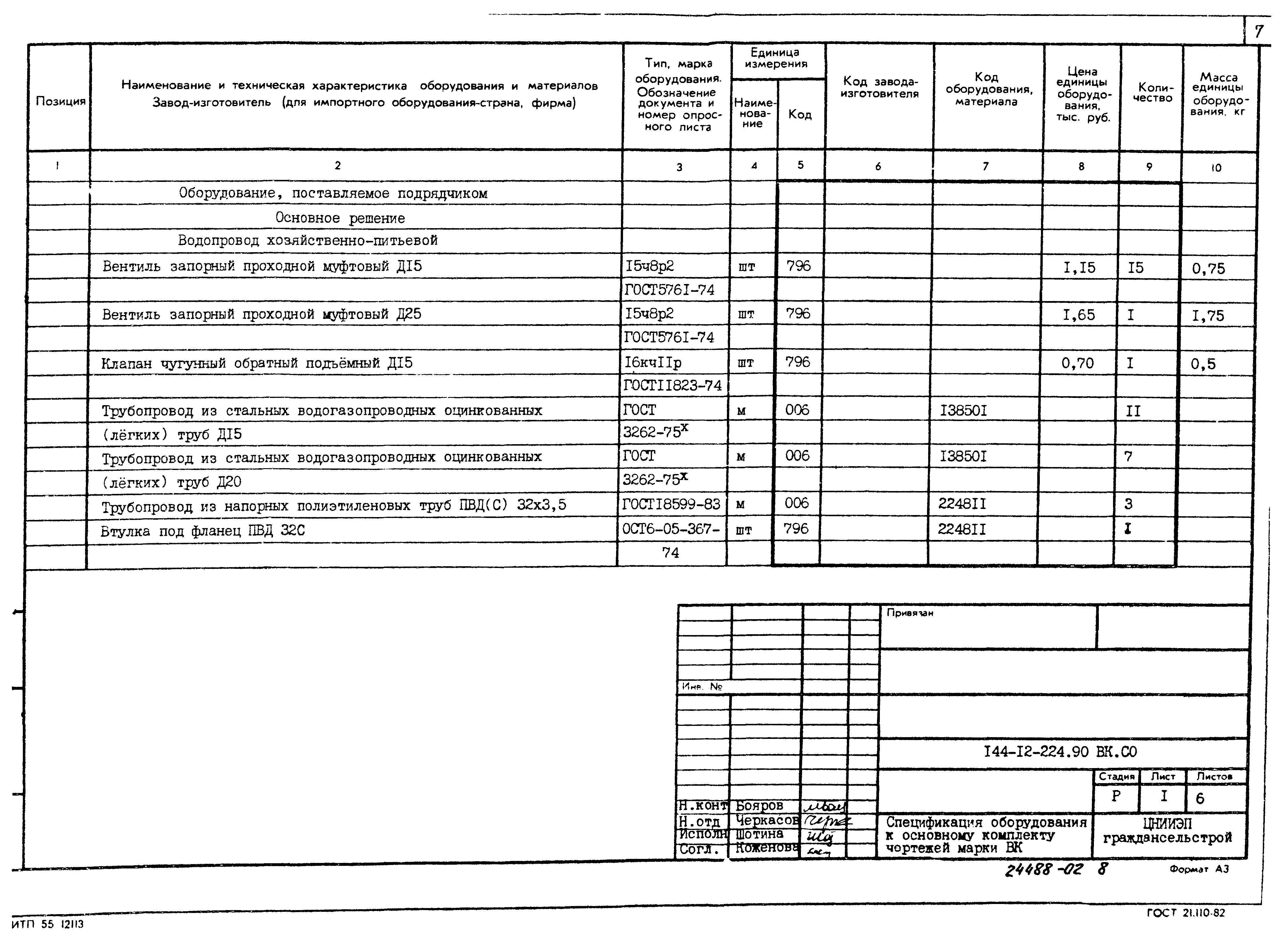 Типовой проект 144-12-224.90