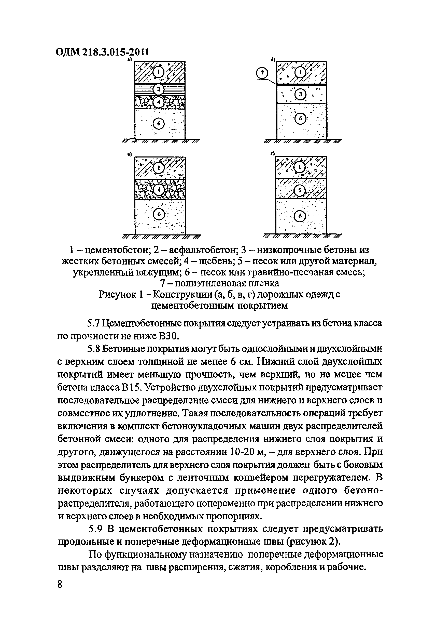 ОДМ 218.3.015-2011