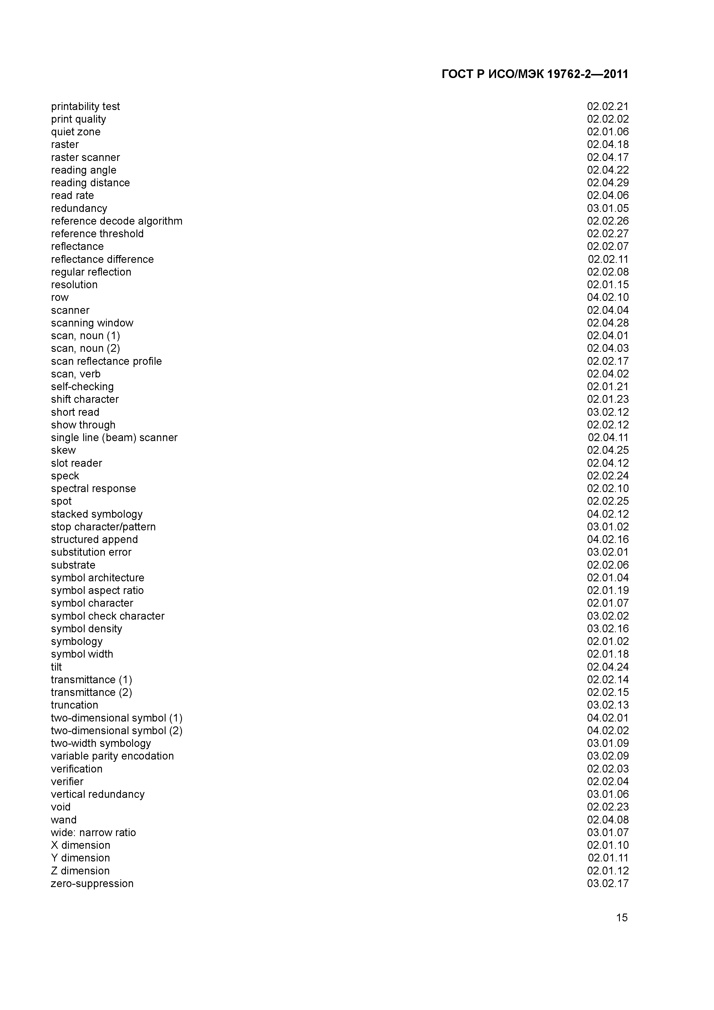 ГОСТ Р ИСО/МЭК 19762-2-2011