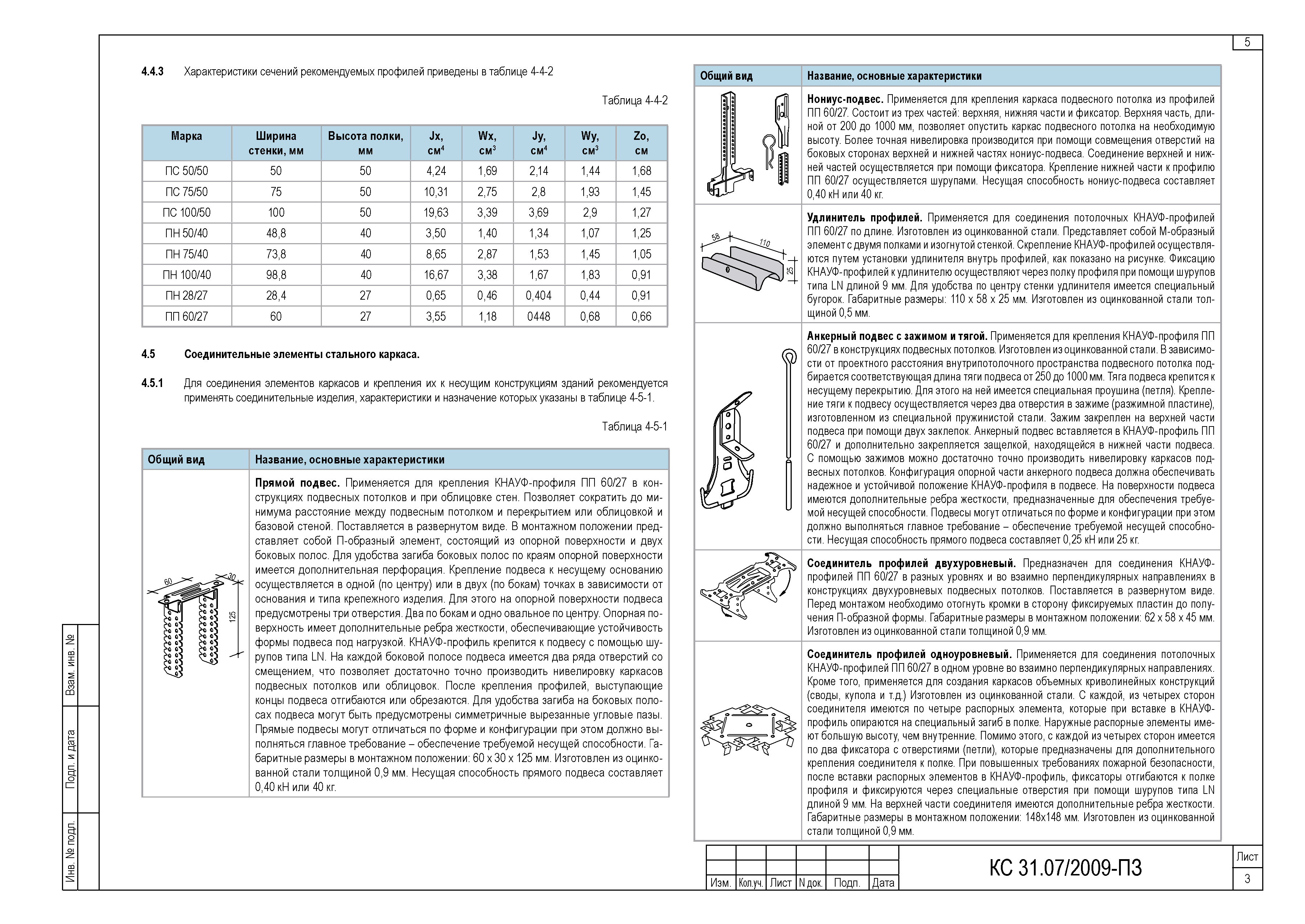 Шифр КС 31.07/2009