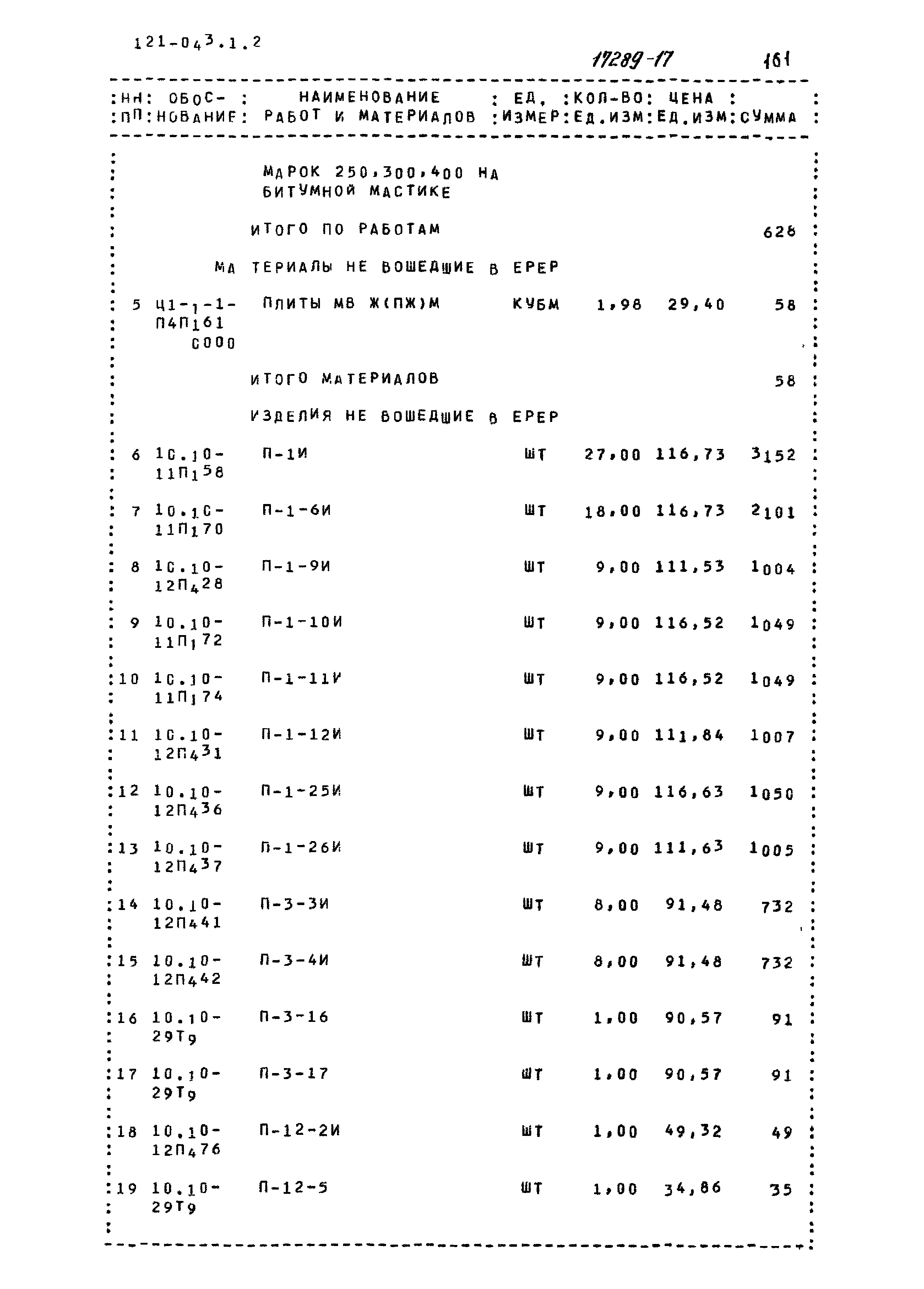 Типовой проект 121-043/1.2