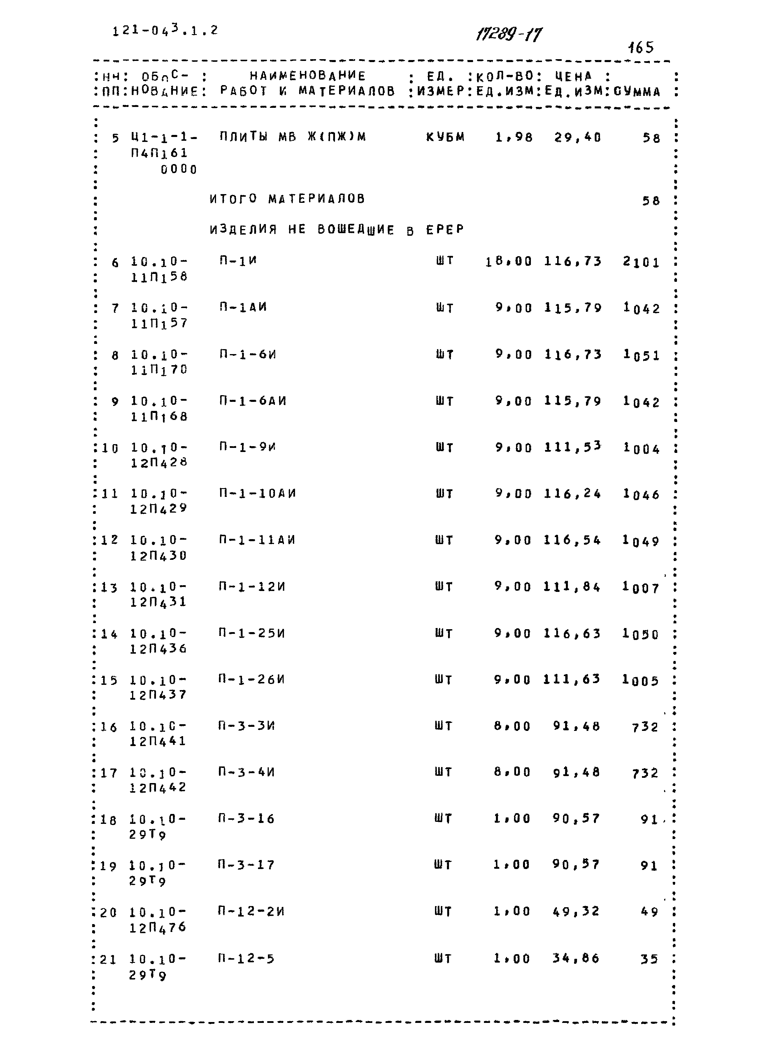 Типовой проект 121-043/1.2