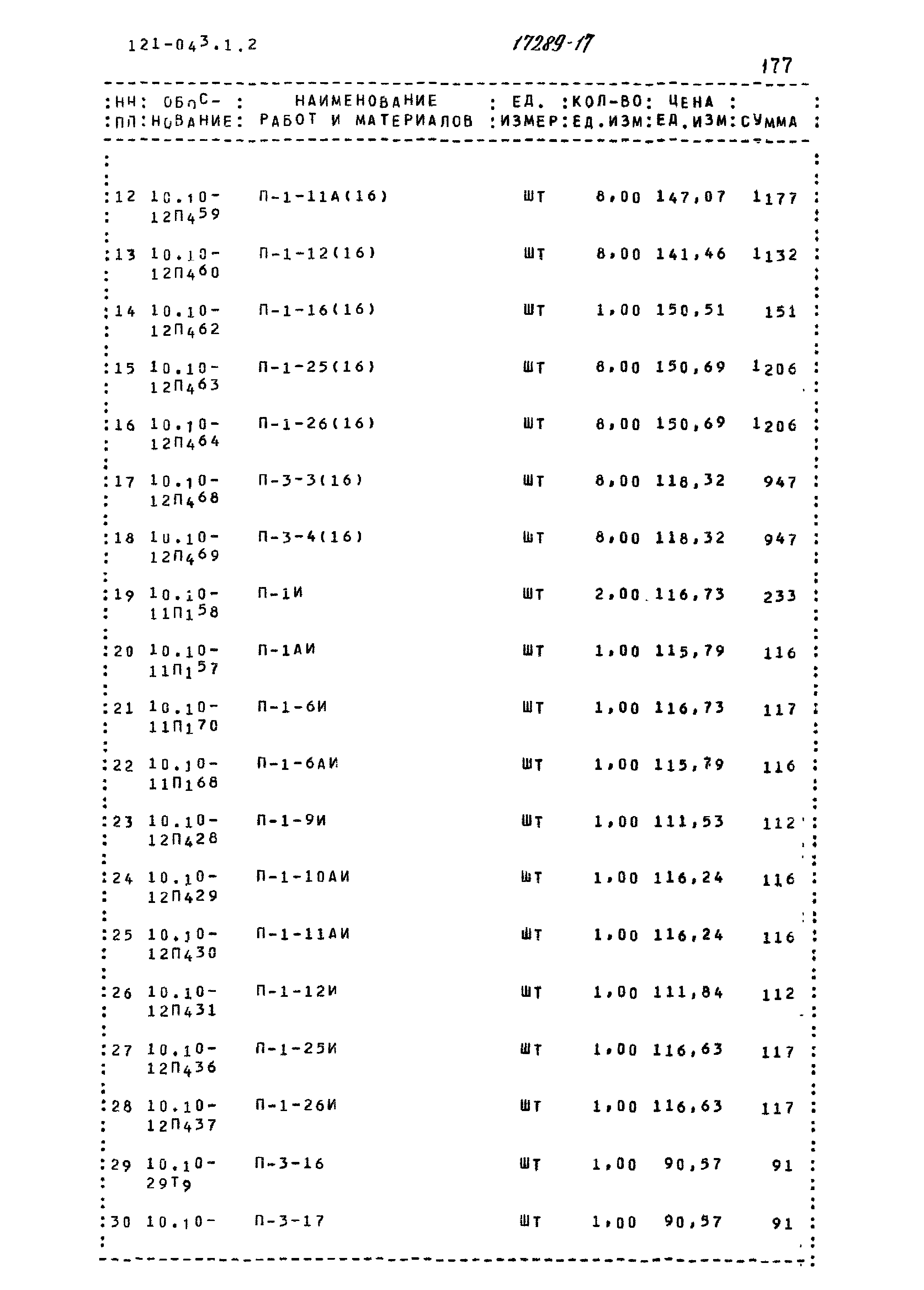 Типовой проект 121-043/1.2