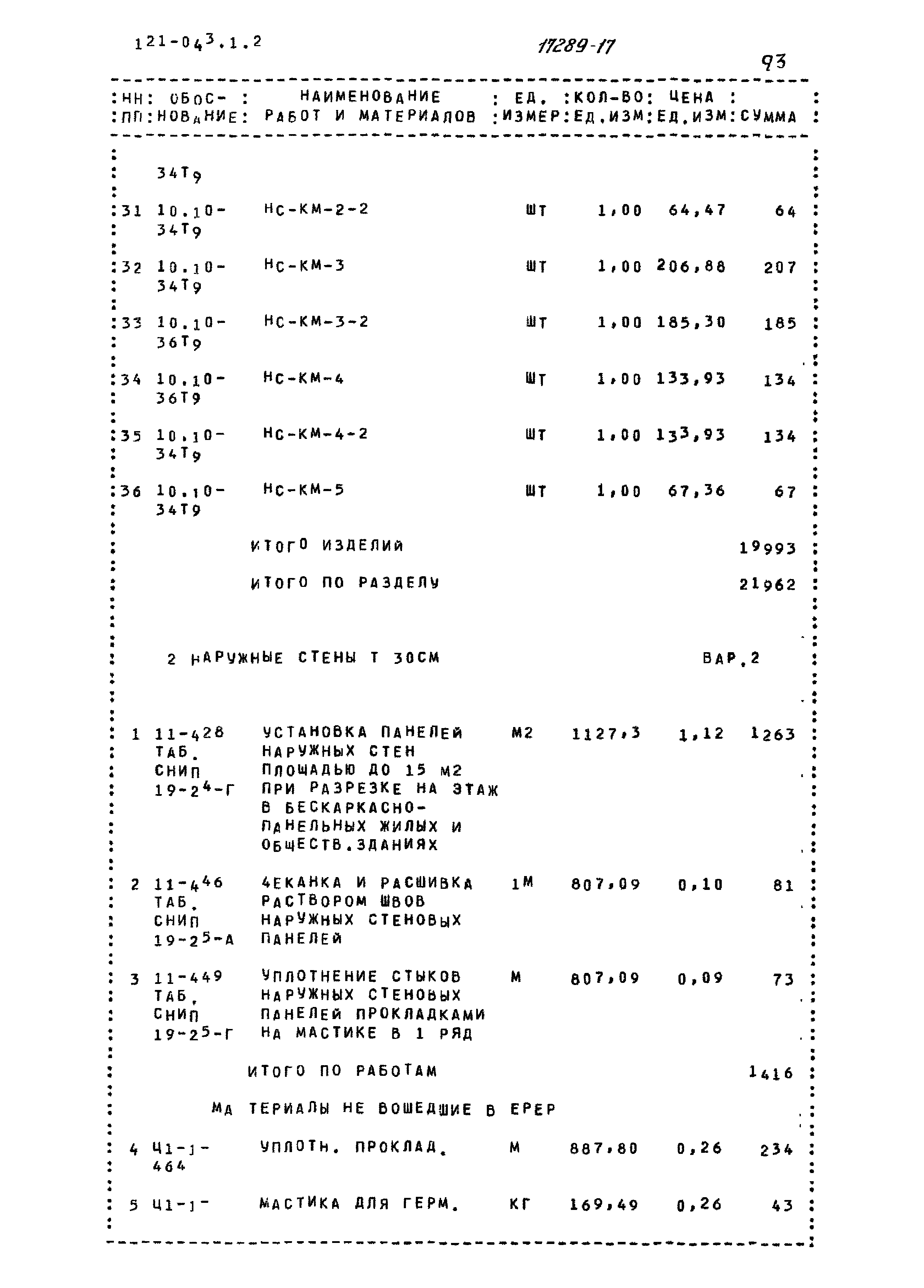 Типовой проект 121-043/1.2