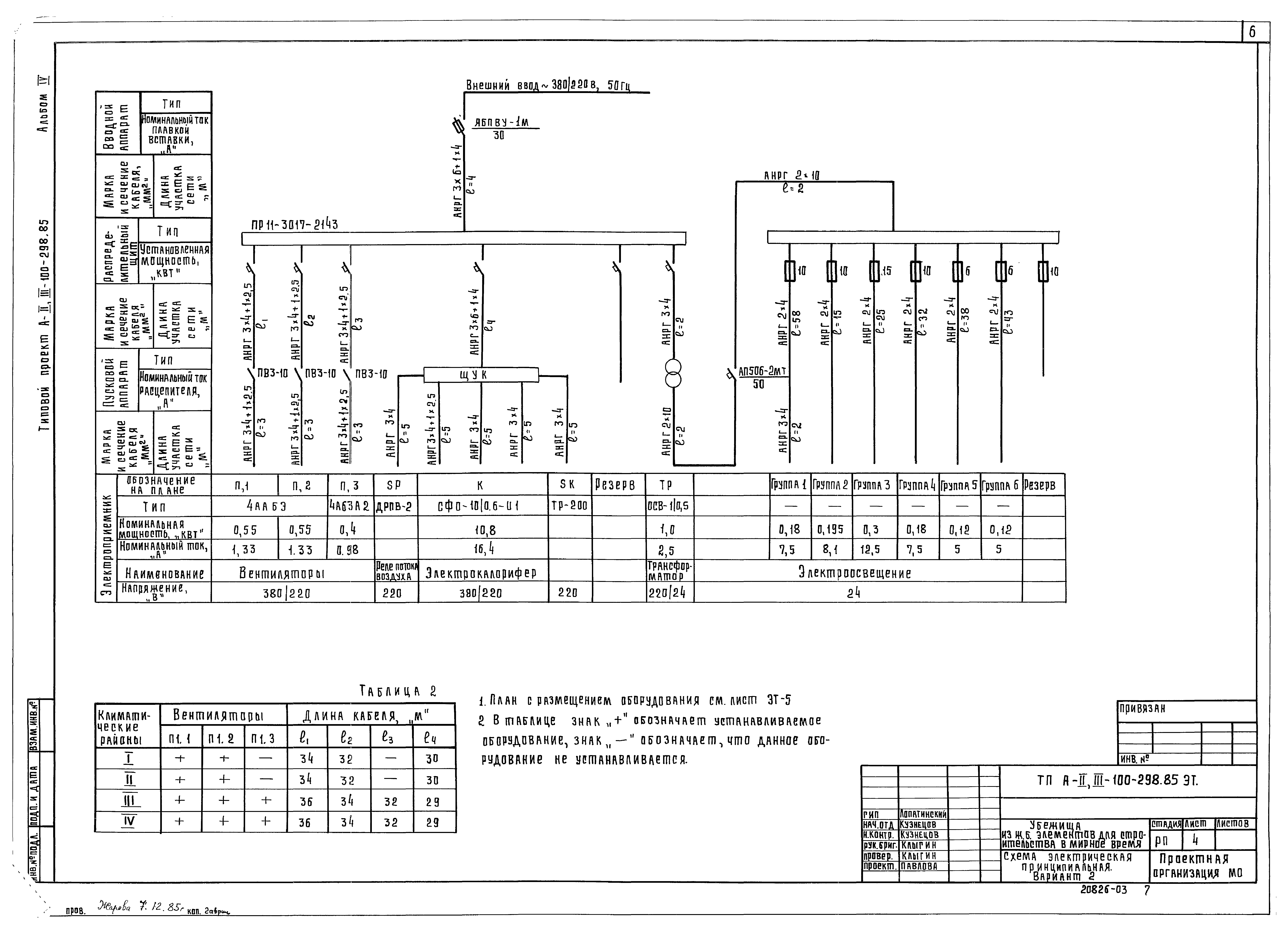 Типовой проект А-II,III-100-298.85