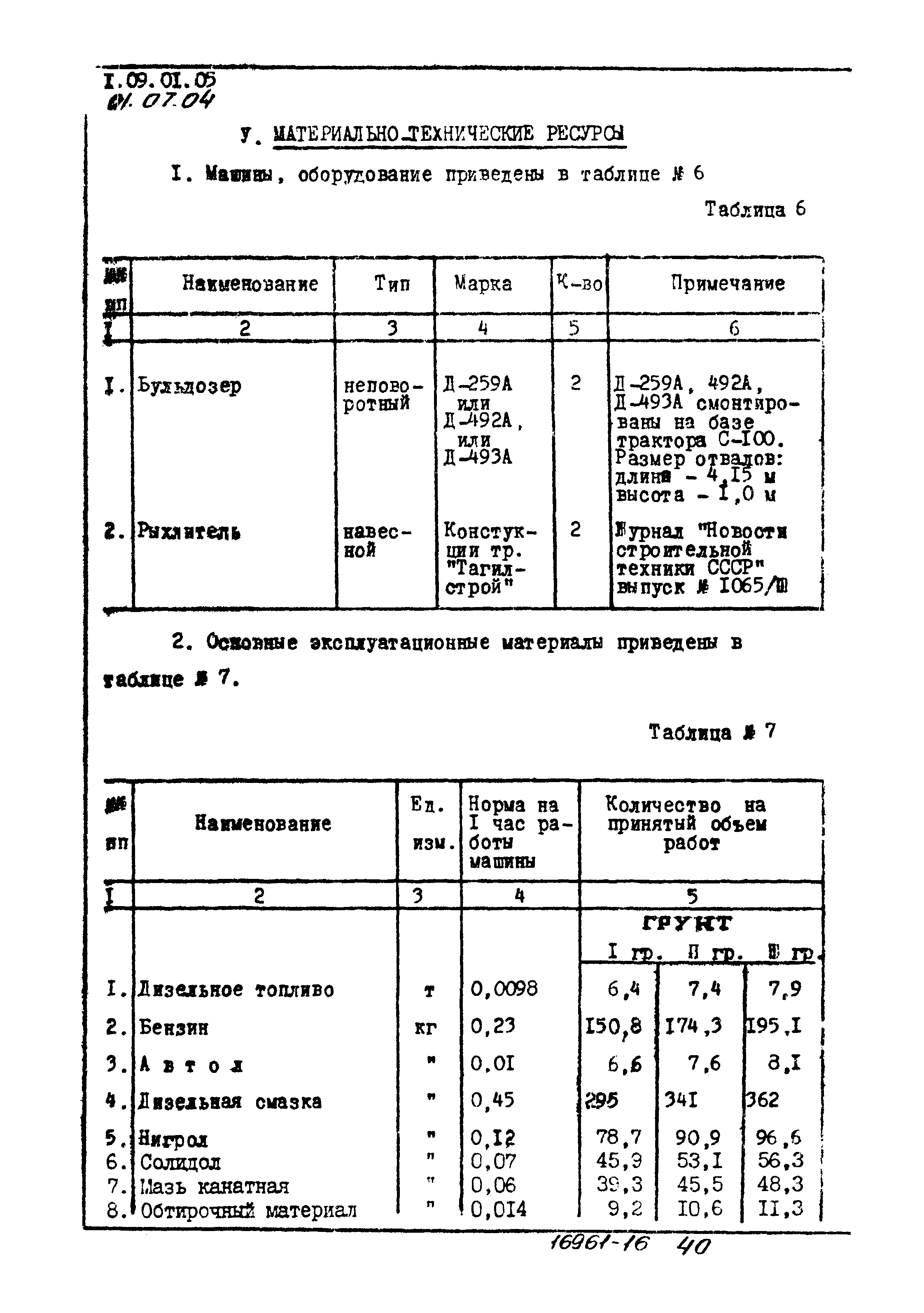 ТТК 01.07.04