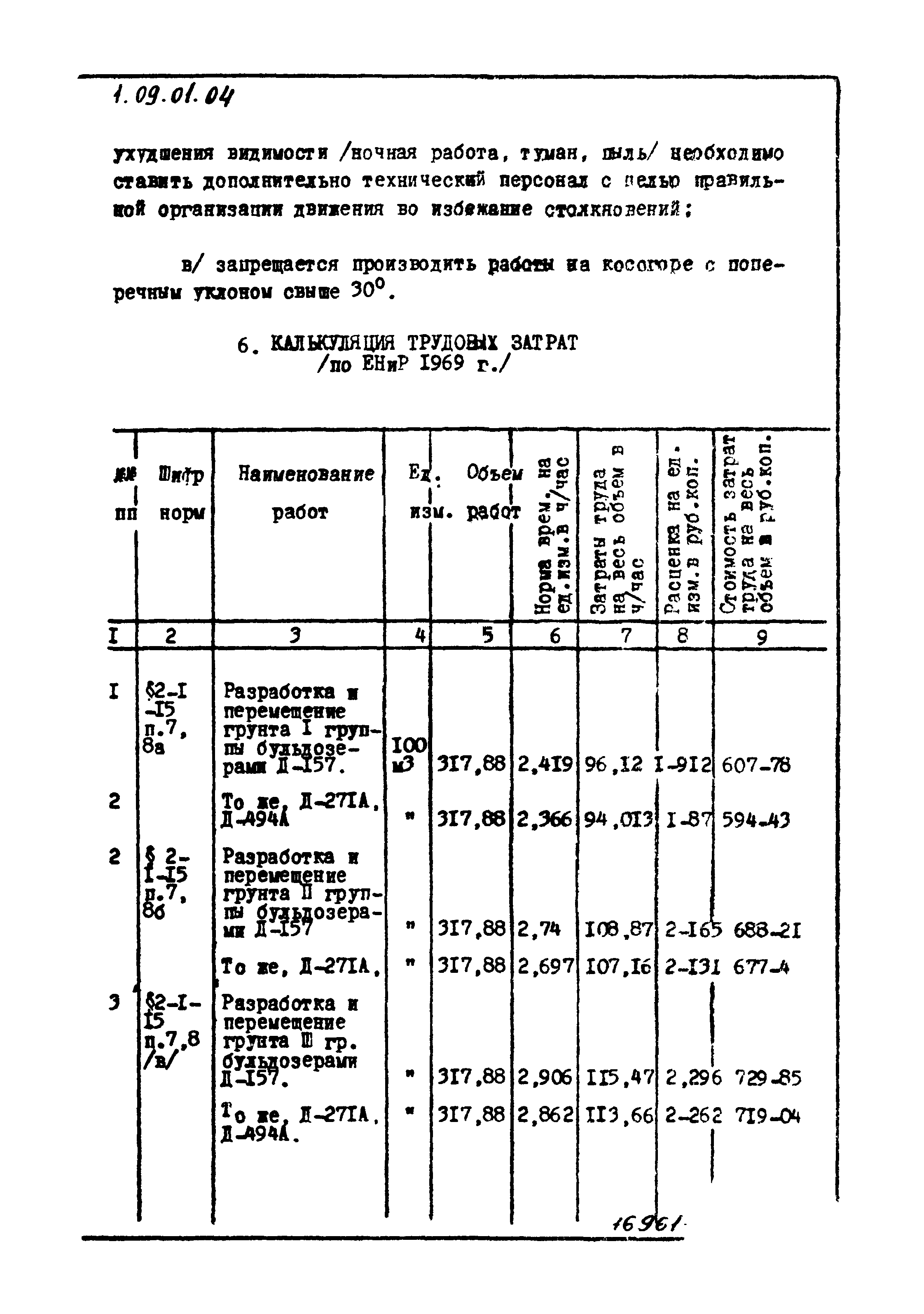 ТТК 01.07.03