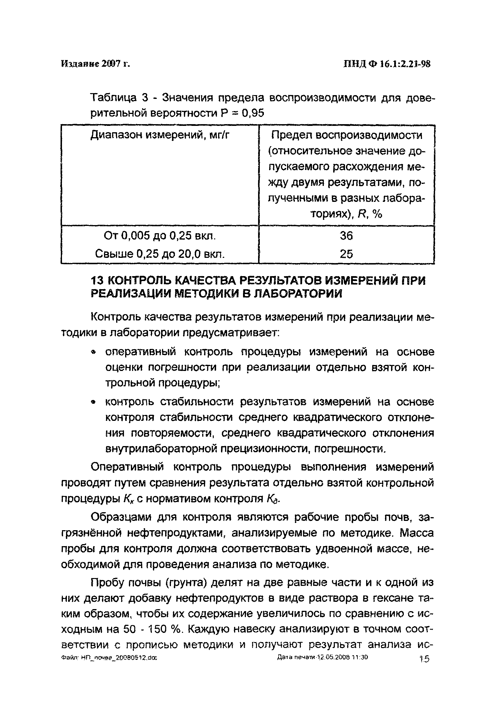 ПНД Ф 16.1:2.21-98