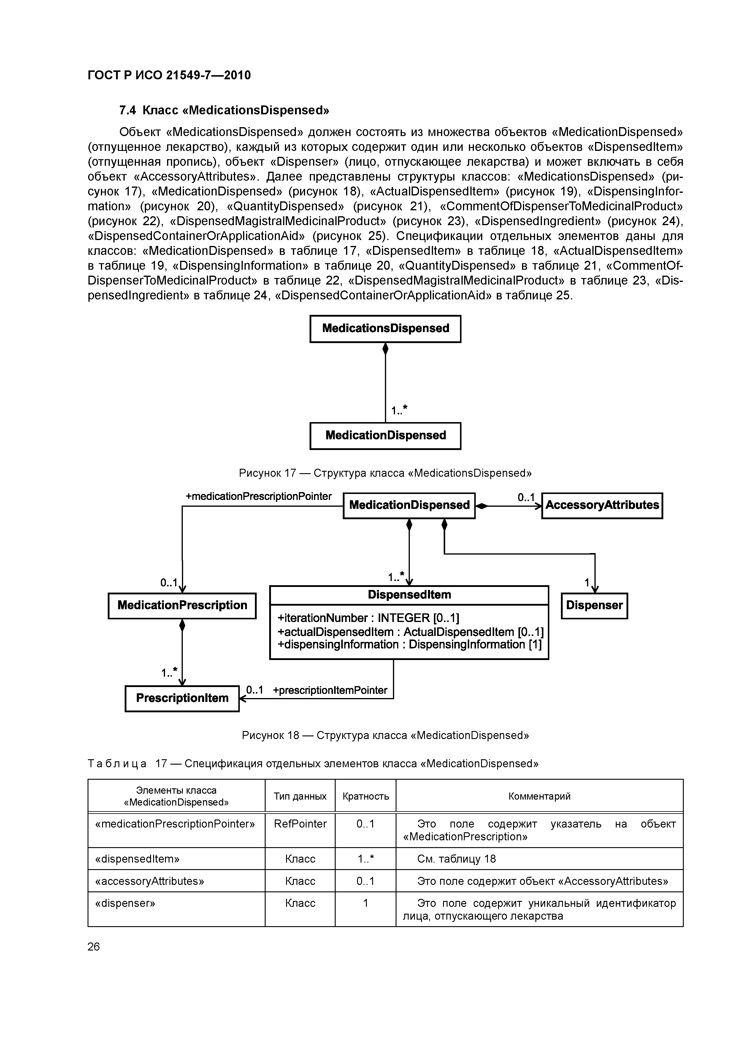 ГОСТ Р ИСО 21549-7-2010