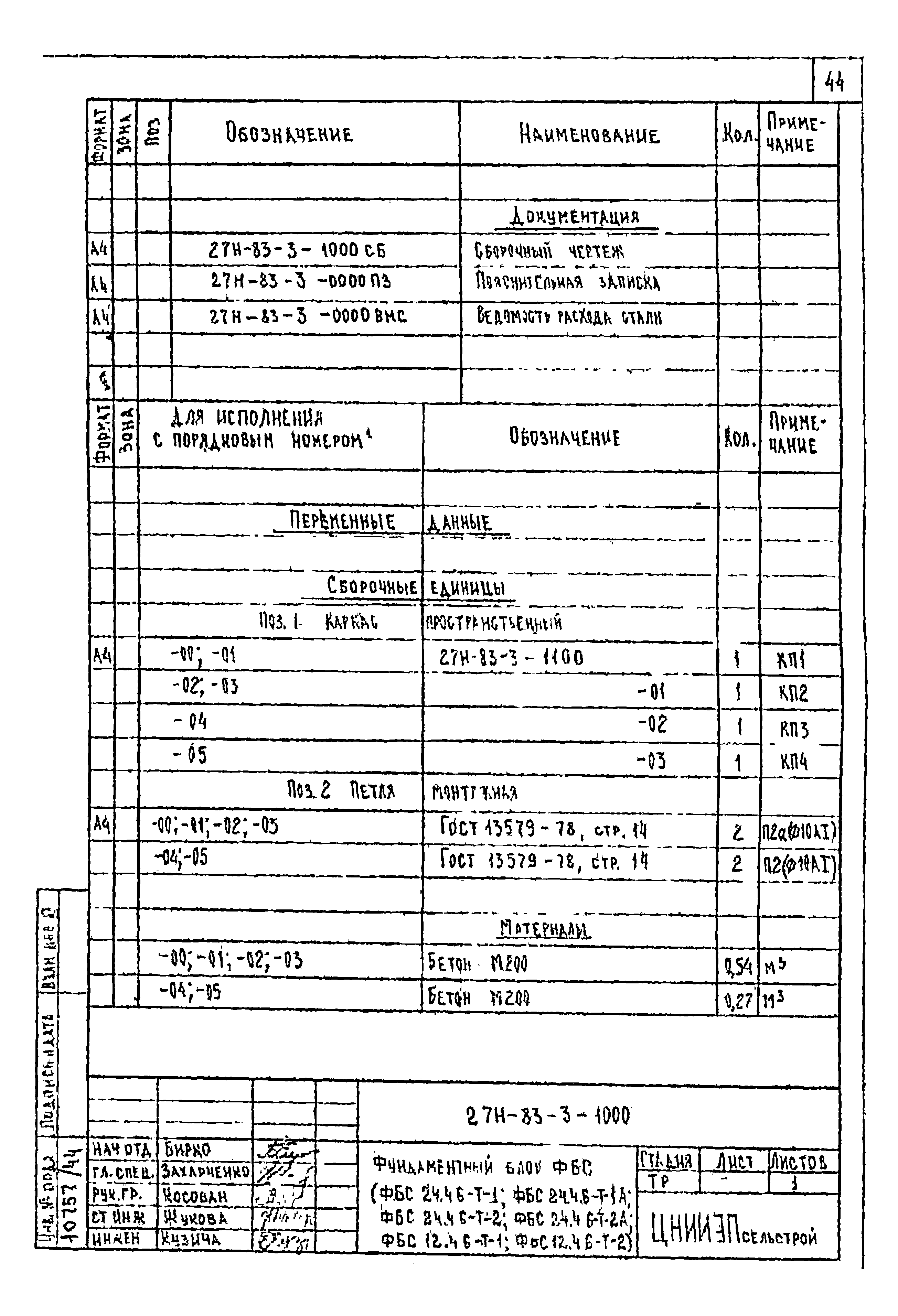 Шифр 27Н-83