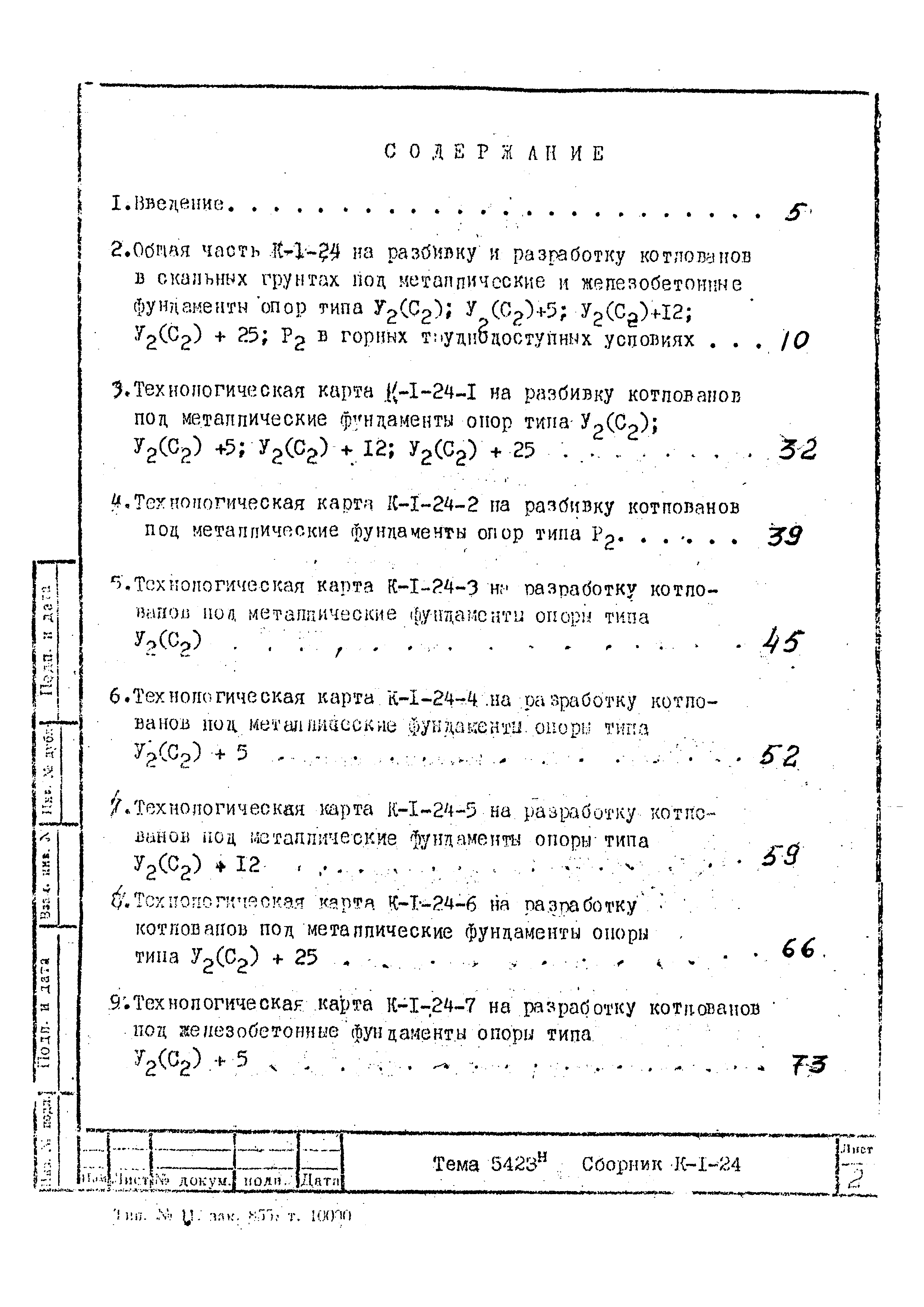 Технологическая карта К-1-24-7