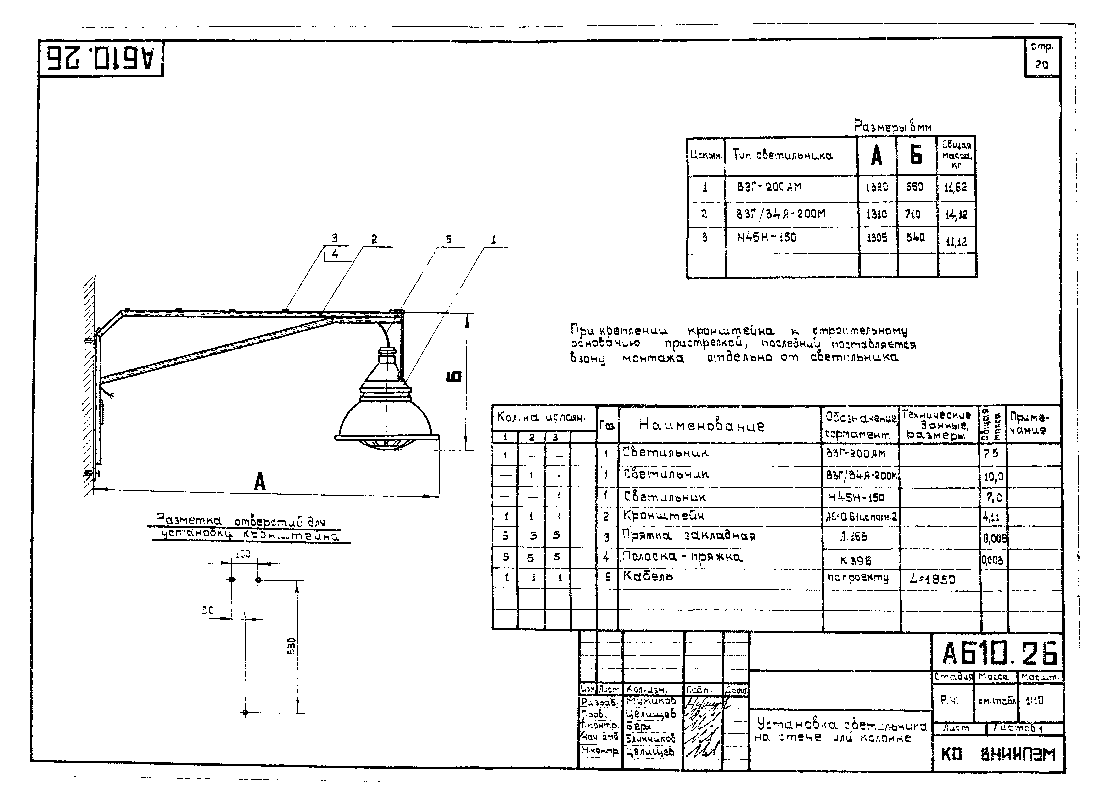 Шифр А610А