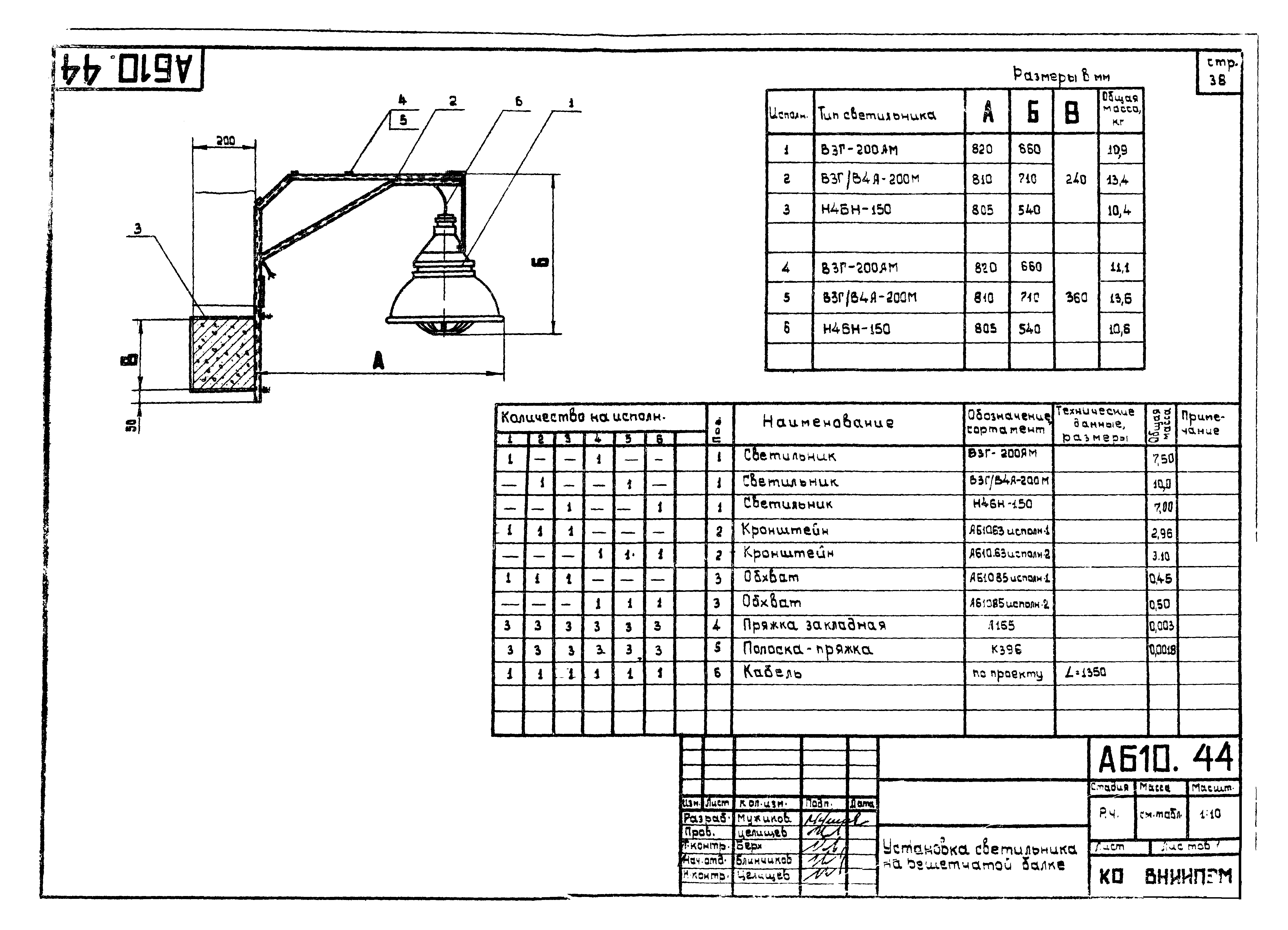 Шифр А610А