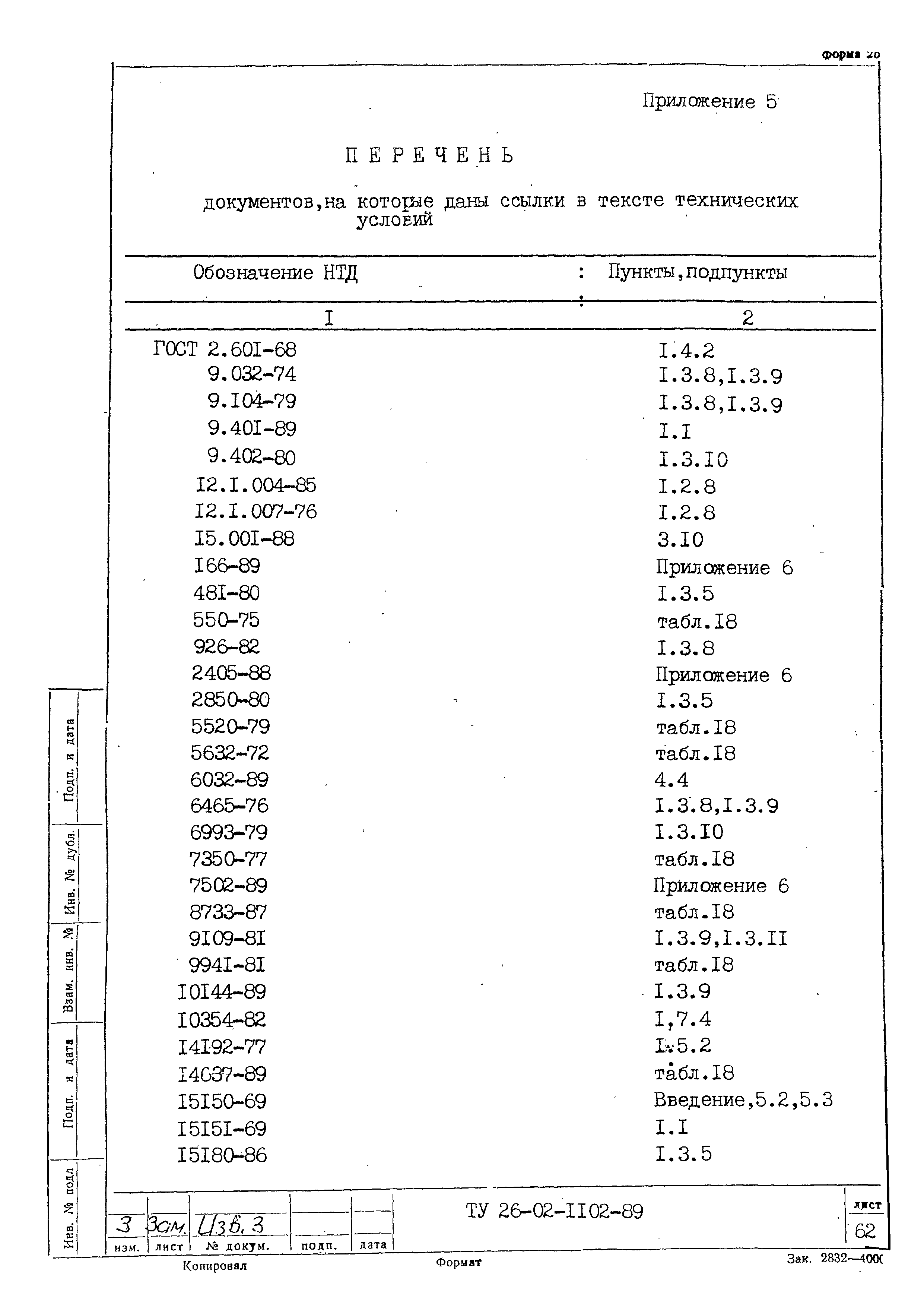 ТУ 26-02-1102-89