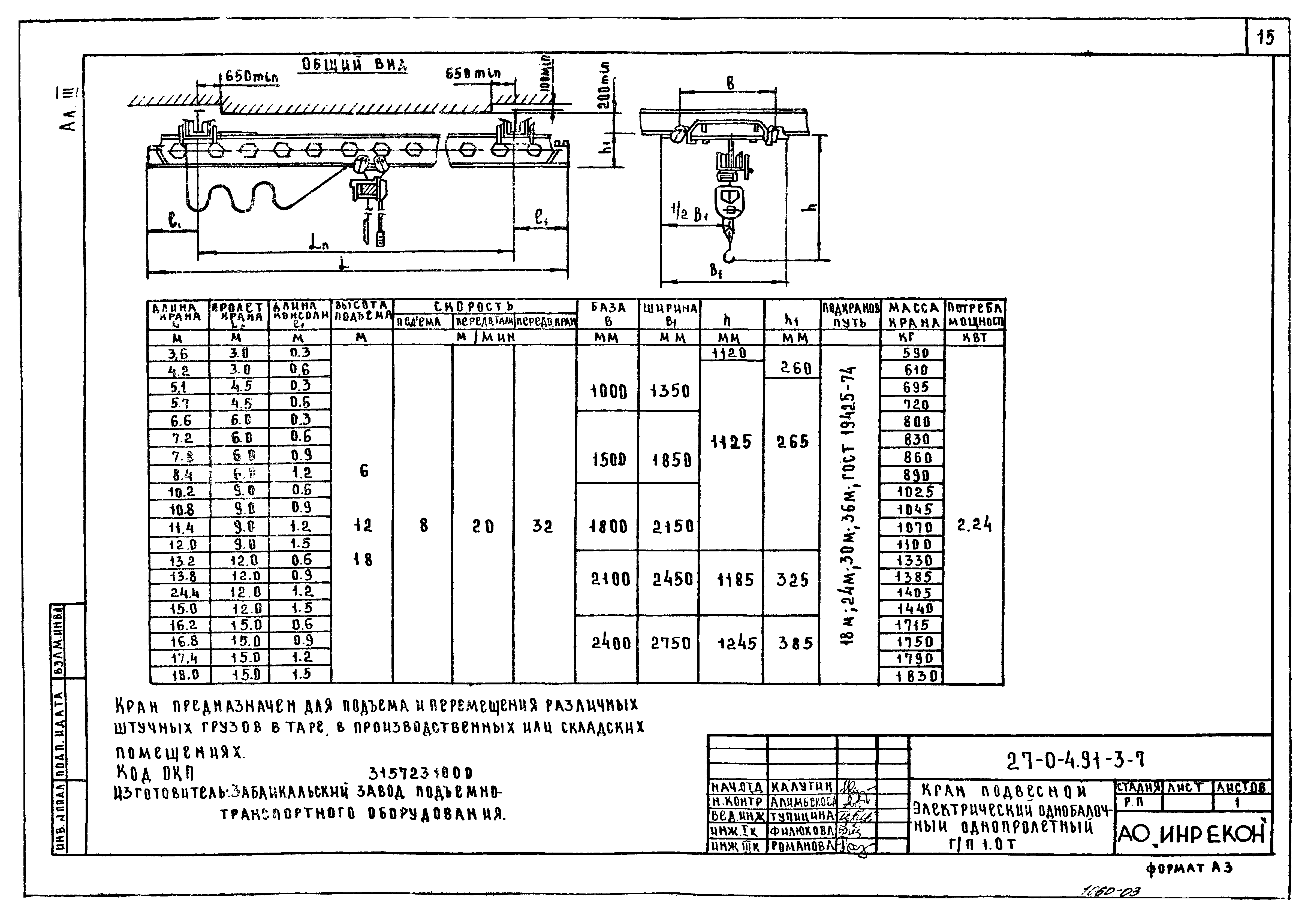 Типовой проект 27-0-4.91