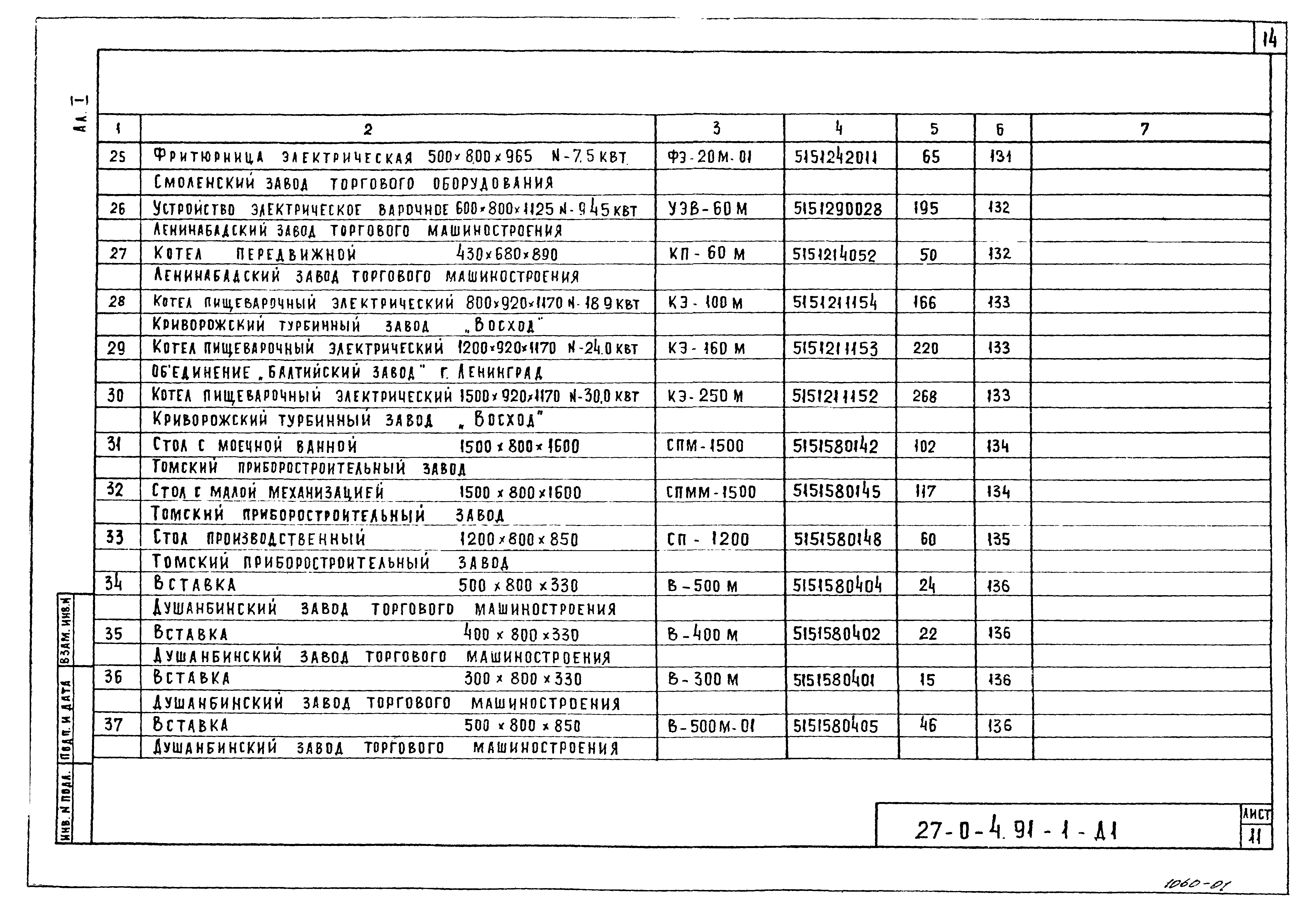 Типовой проект 27-0-4.91