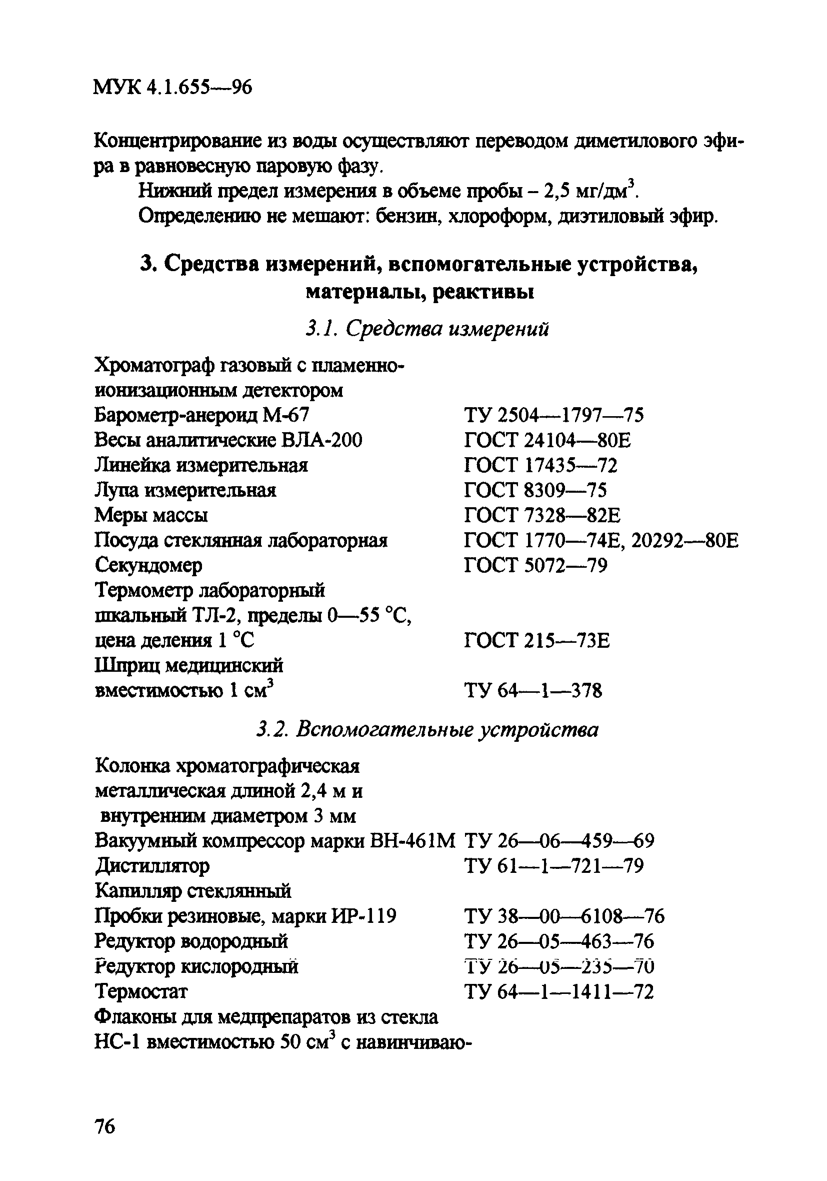 МУК 4.1.655-96