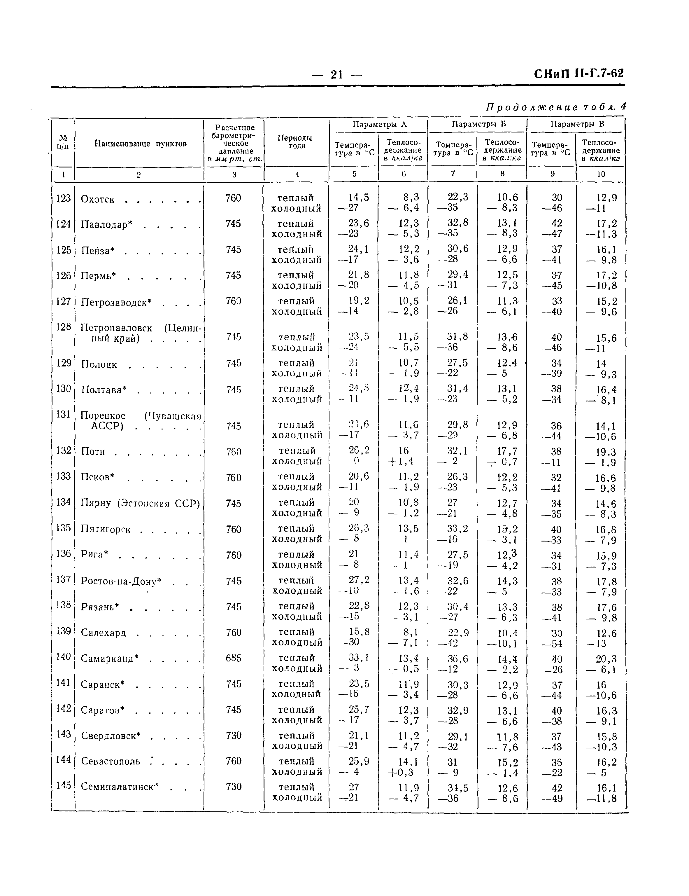 СНиП II-Г.7-62