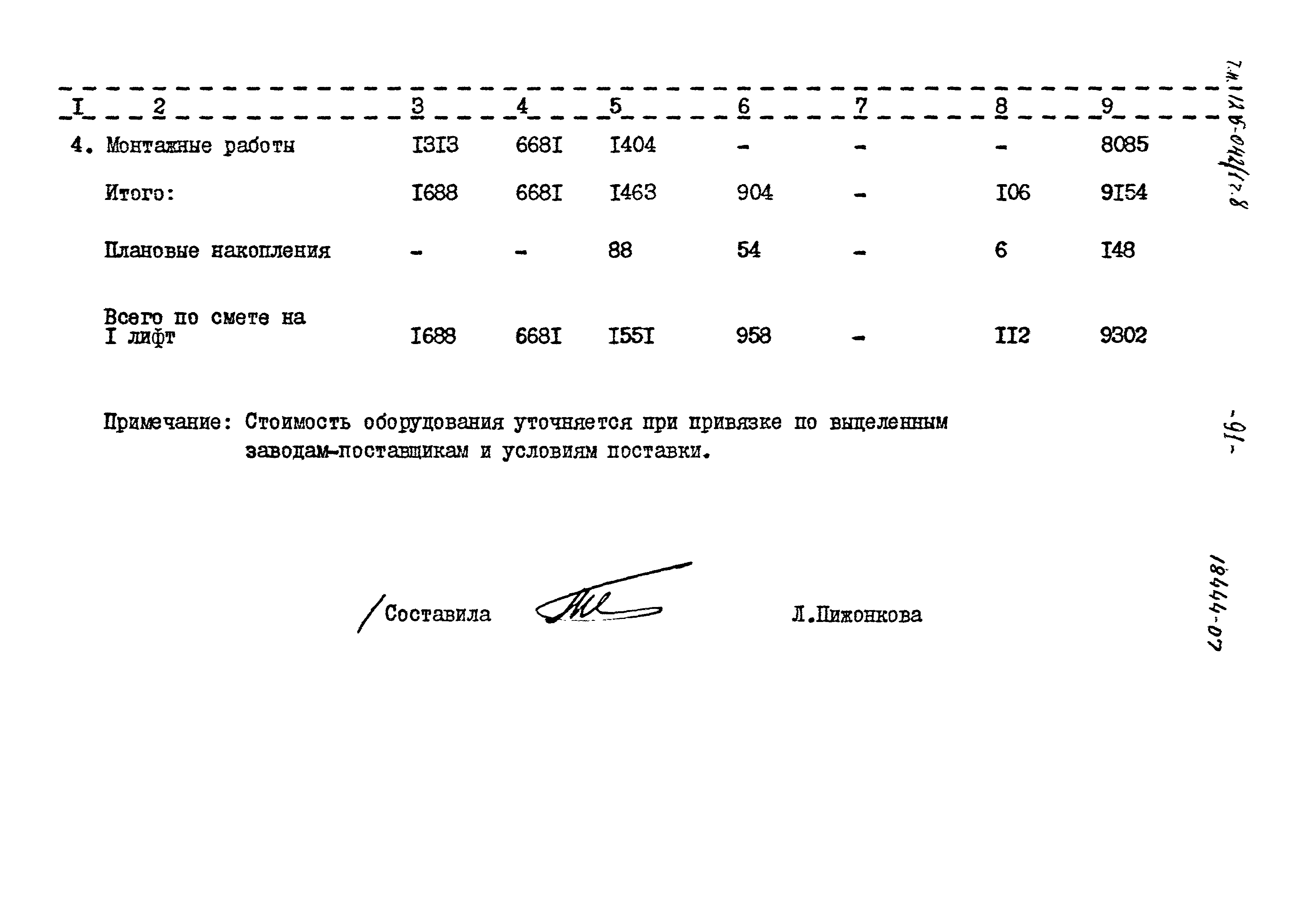 Типовой проект 125-042/1