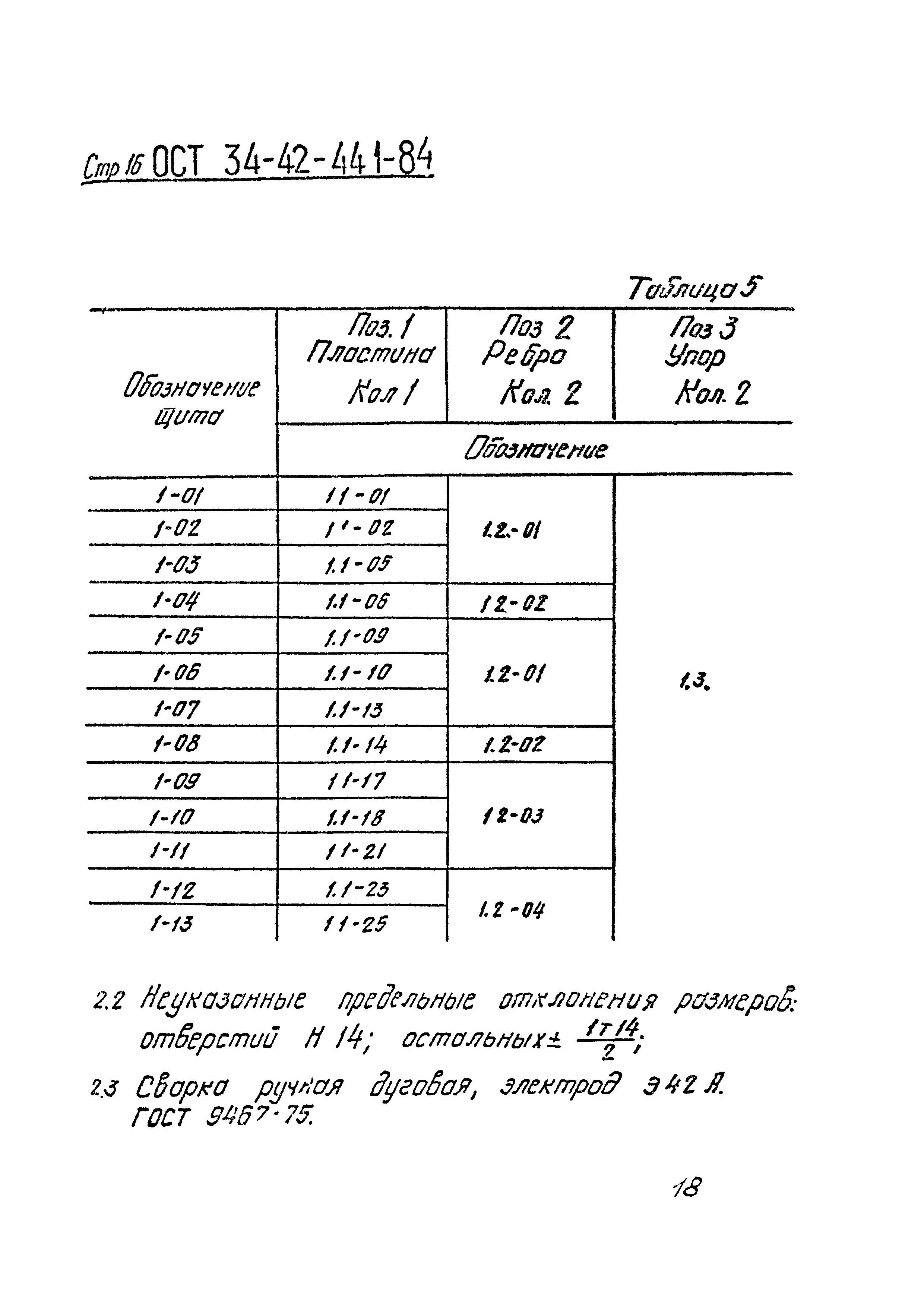 ОСТ 34-42-441-84