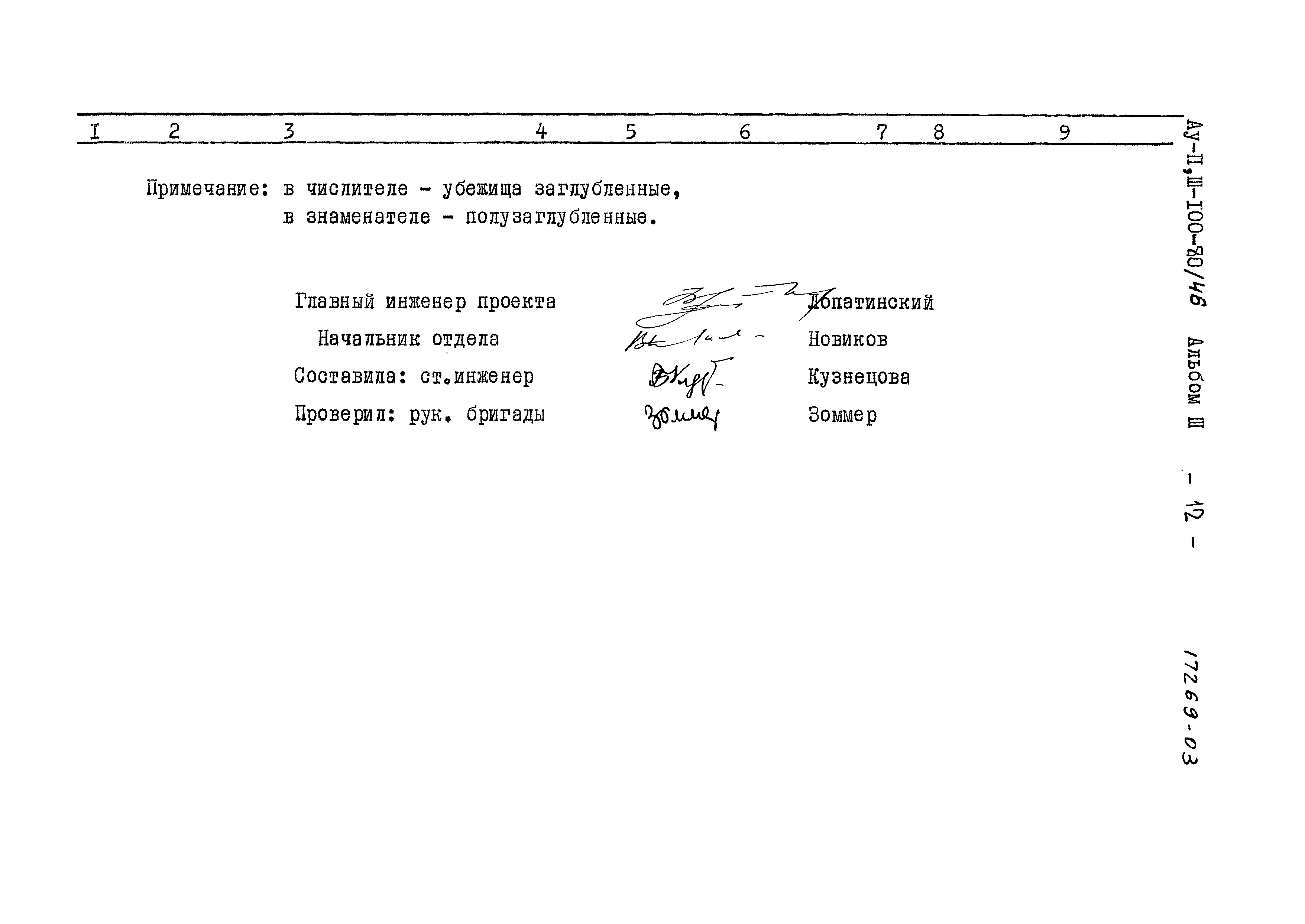 Типовой проект Ау-II,III-100-80/46