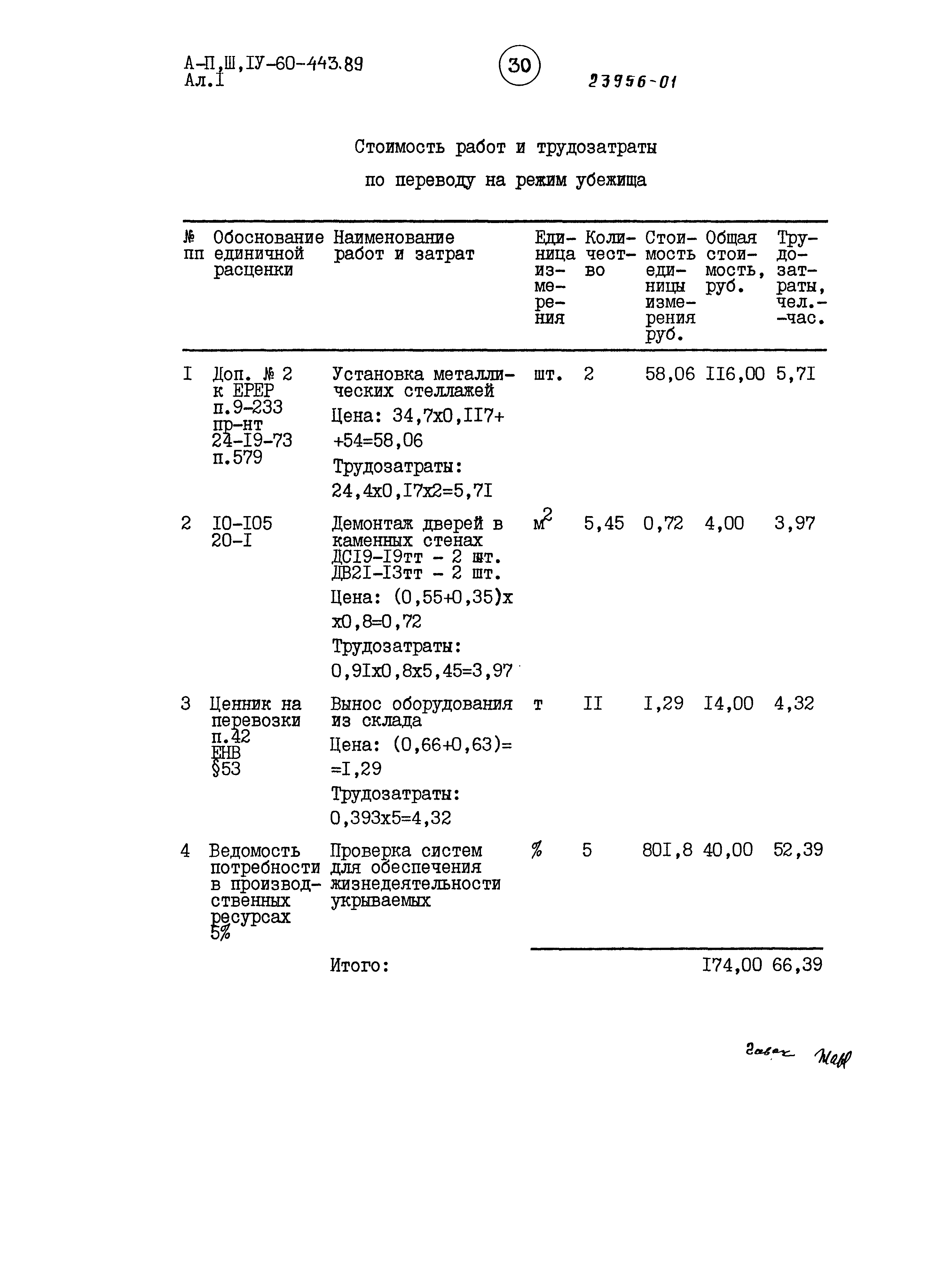 Типовой проект А-II,III,IV-60-443.89