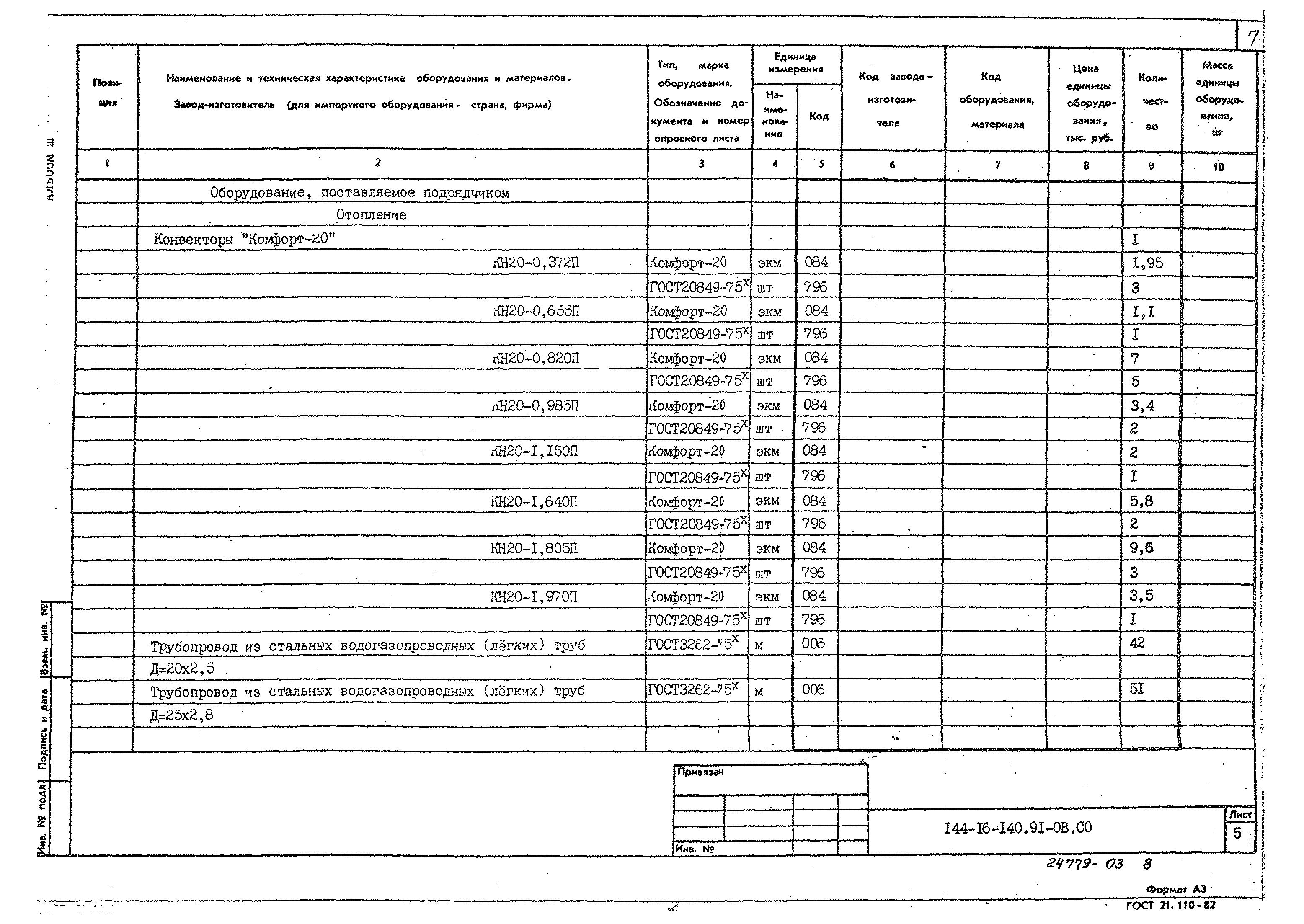 Типовой проект 144-16-140.91